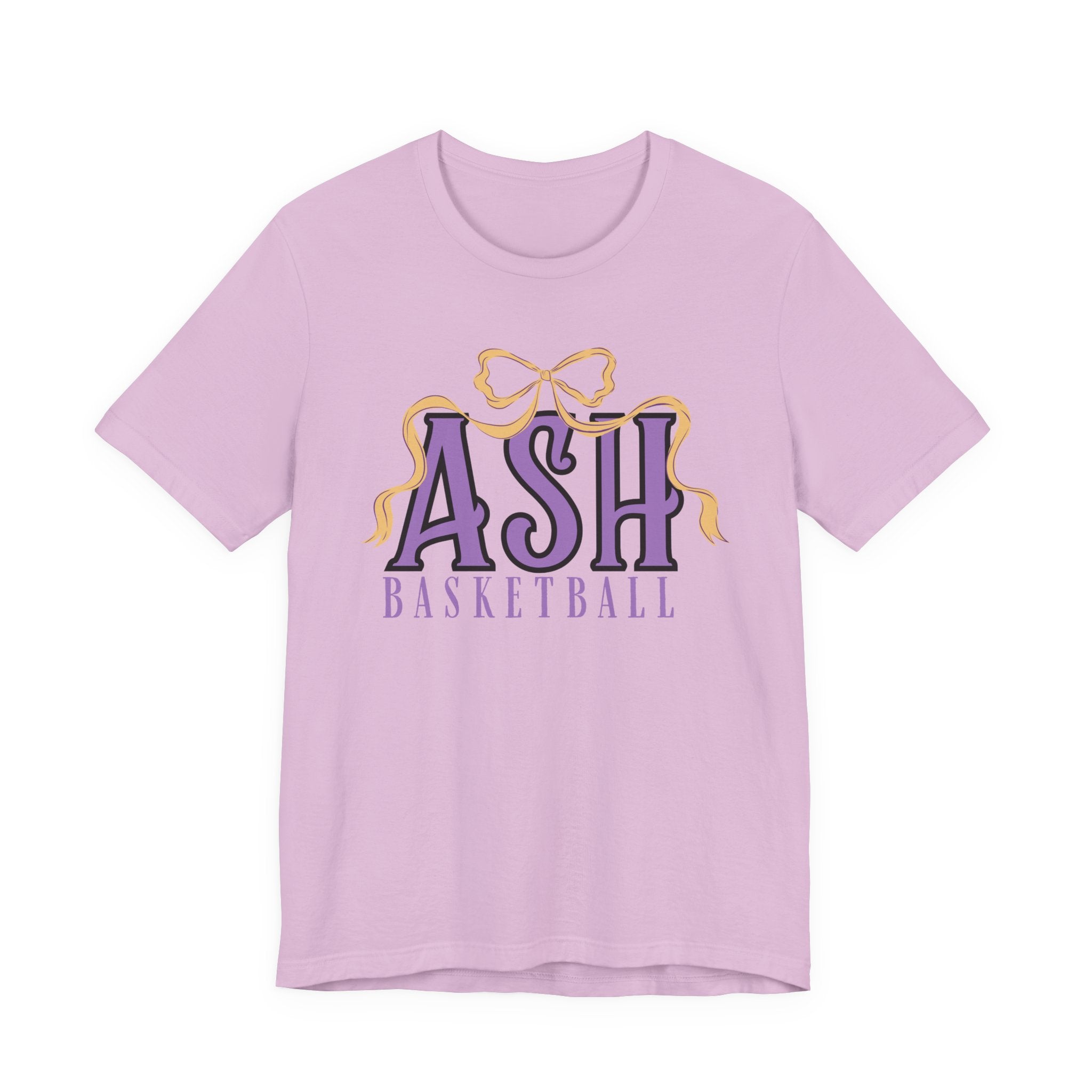 ASH Basketball Ribbon Bow Tee