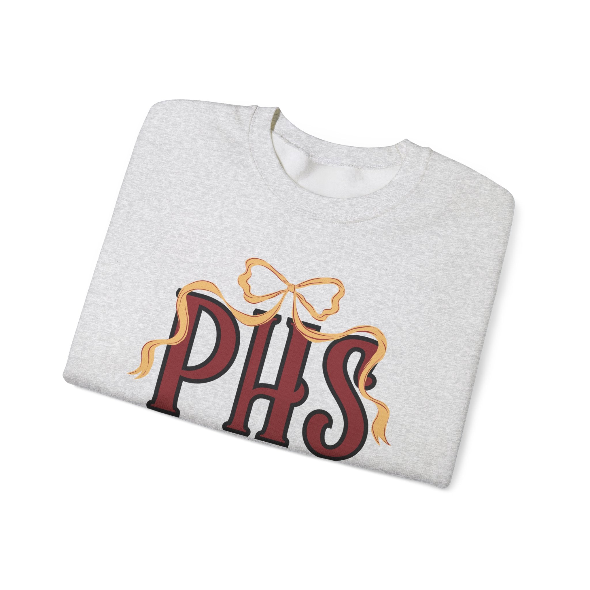 PHS Softball Ribbon Bow Sweatshirt