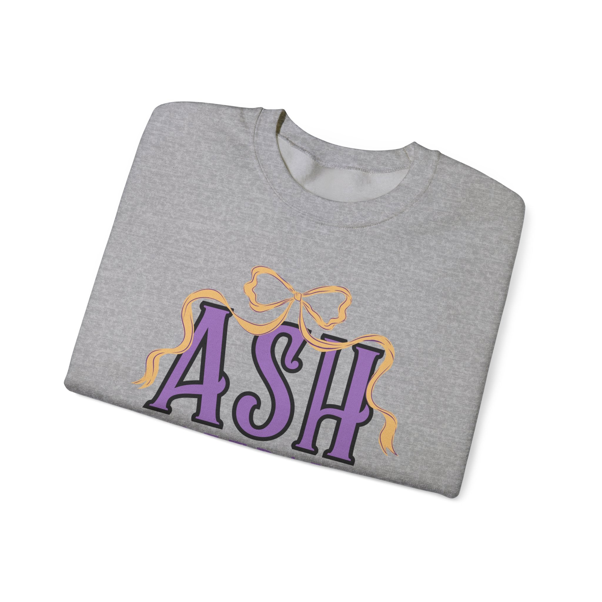 ASH Softball Ribbon Bow Sweatshirt