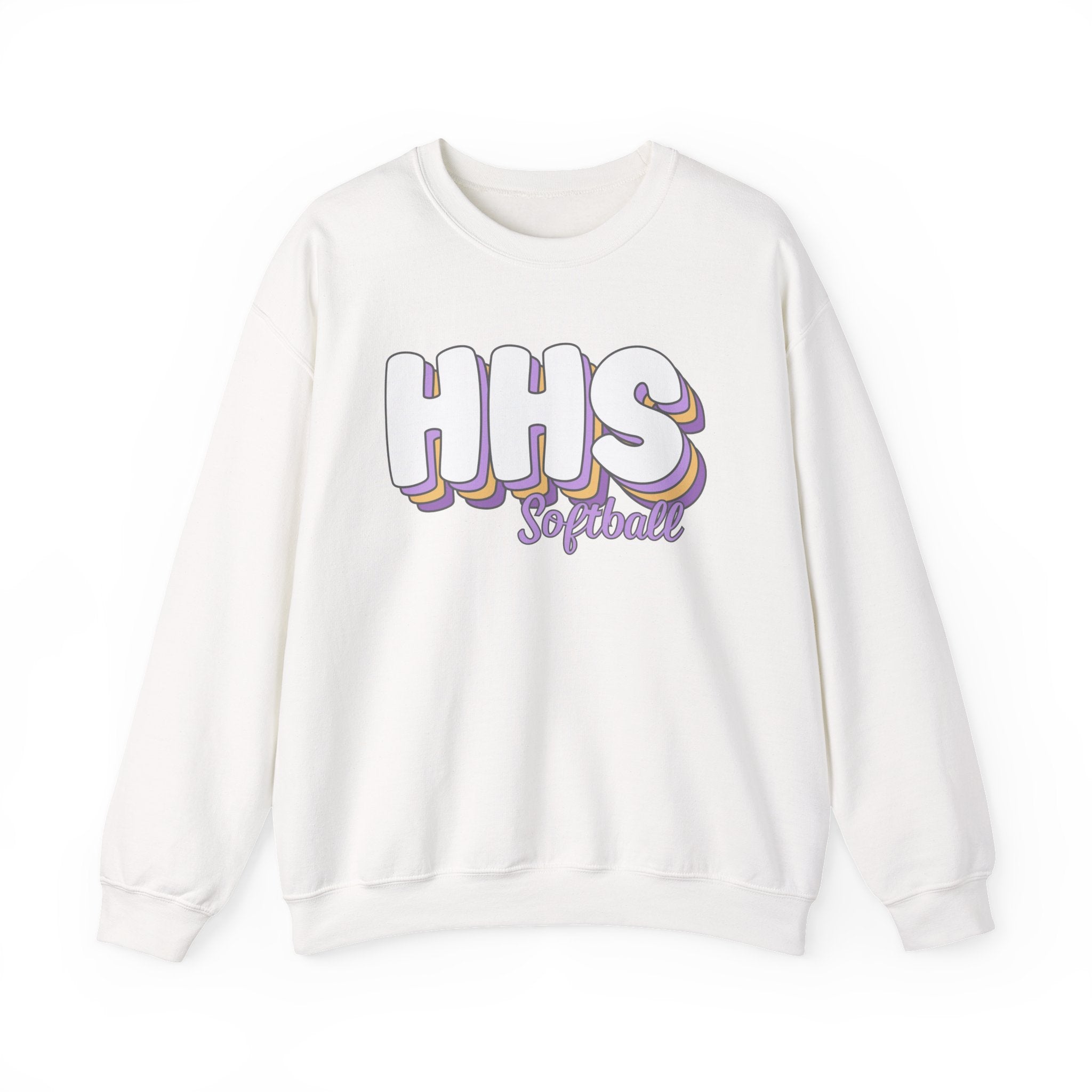 HHS Softball Ribbon Bow Sweatshirt