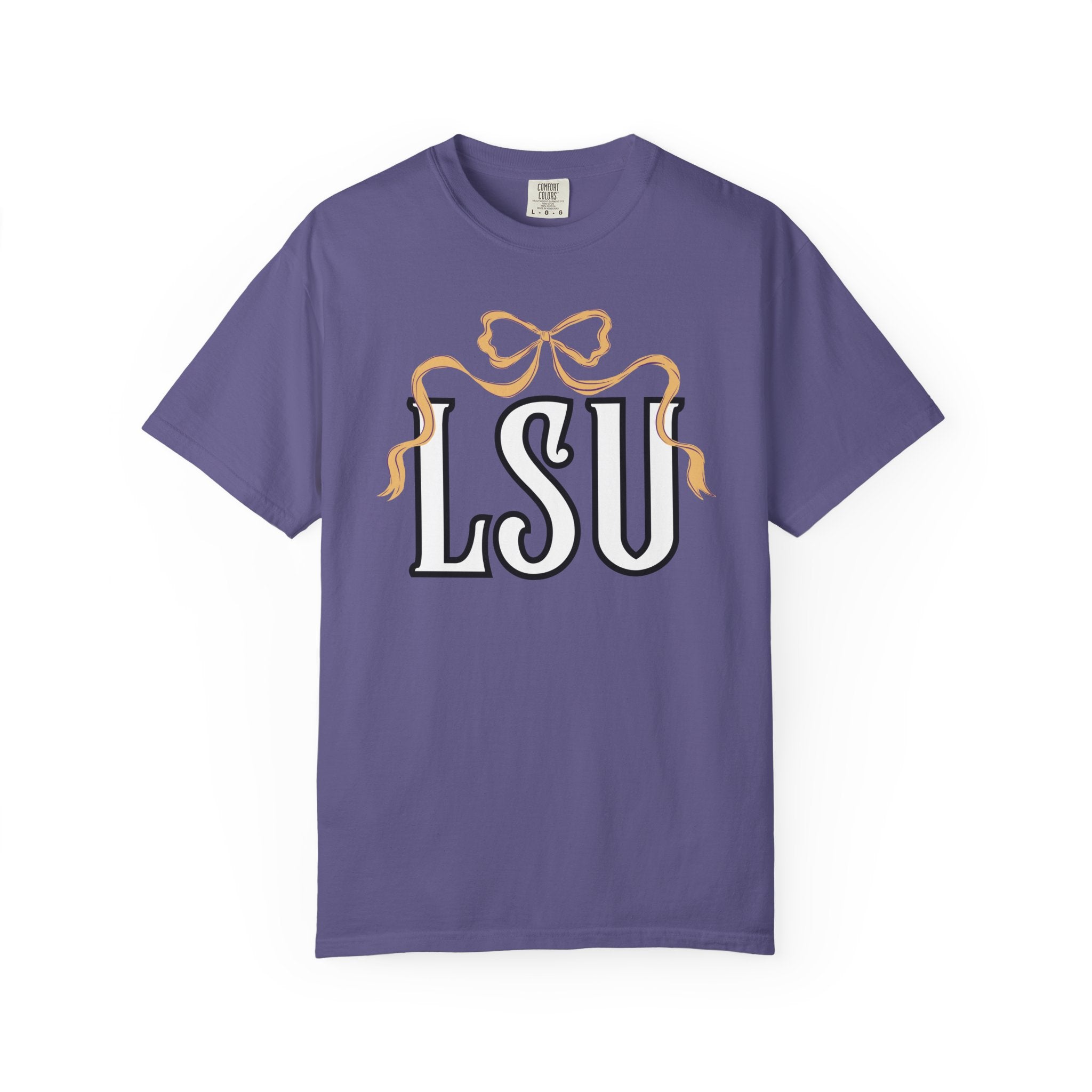 Comfort Colors -- Ribbon LSU