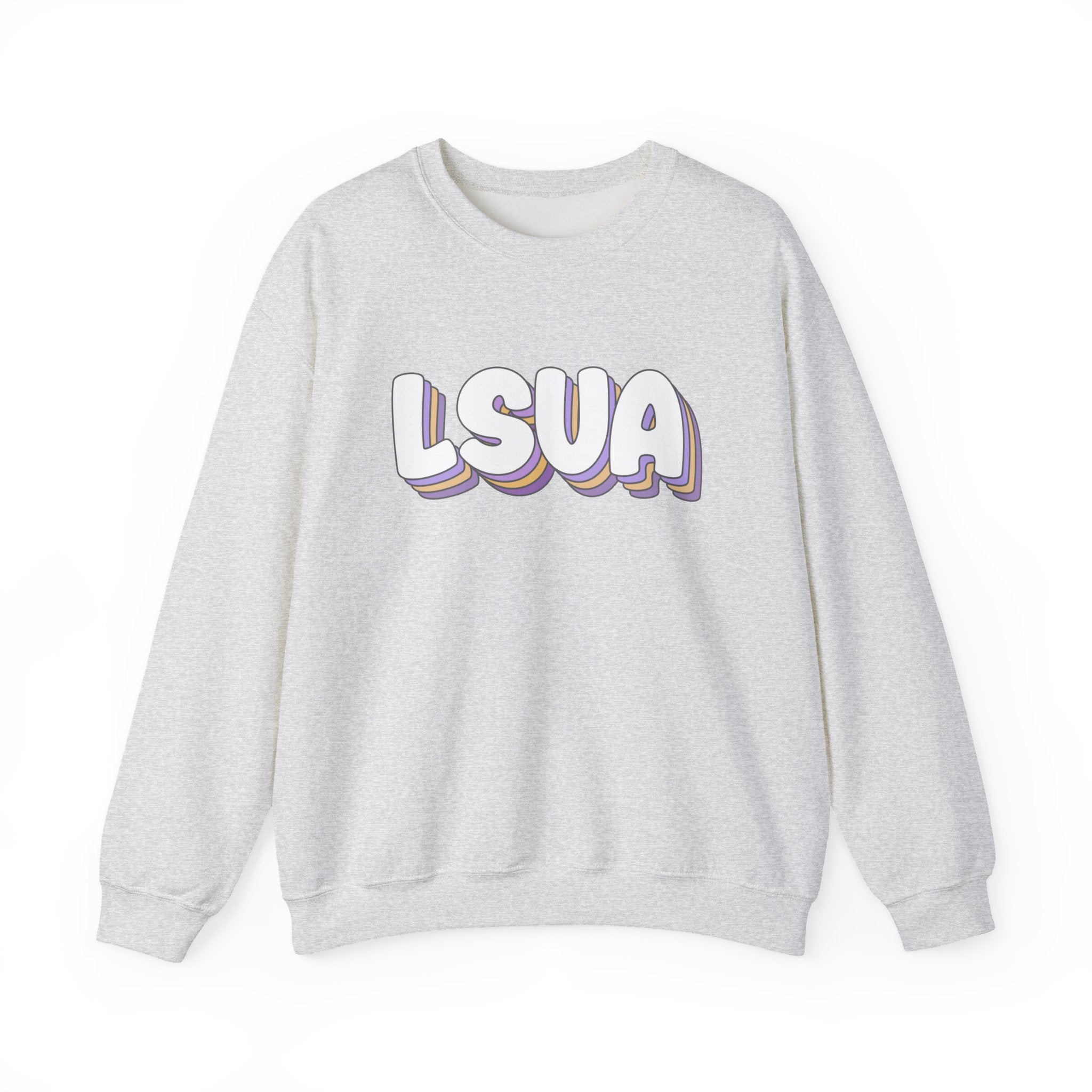 Stacked LSUA Sweatshirt