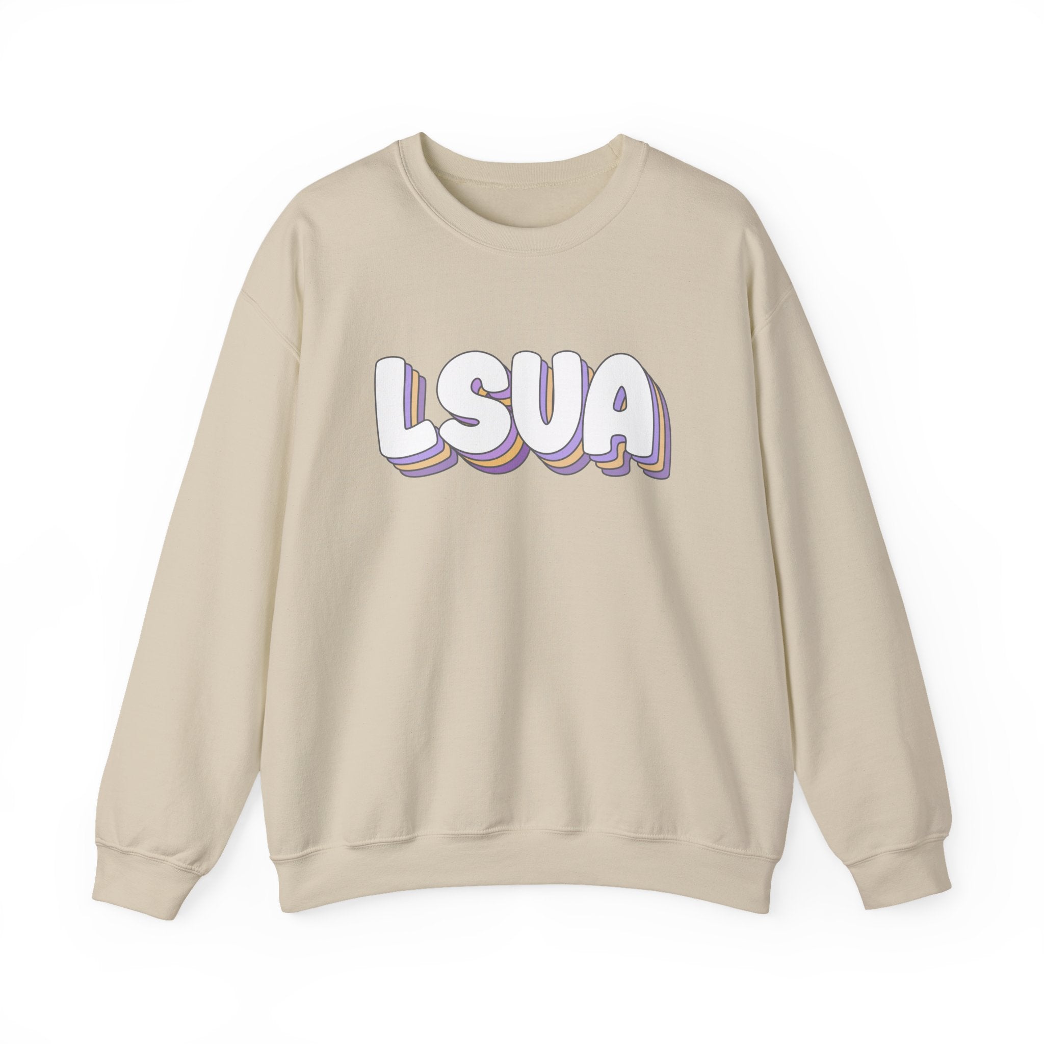 Stacked LSUA Sweatshirt