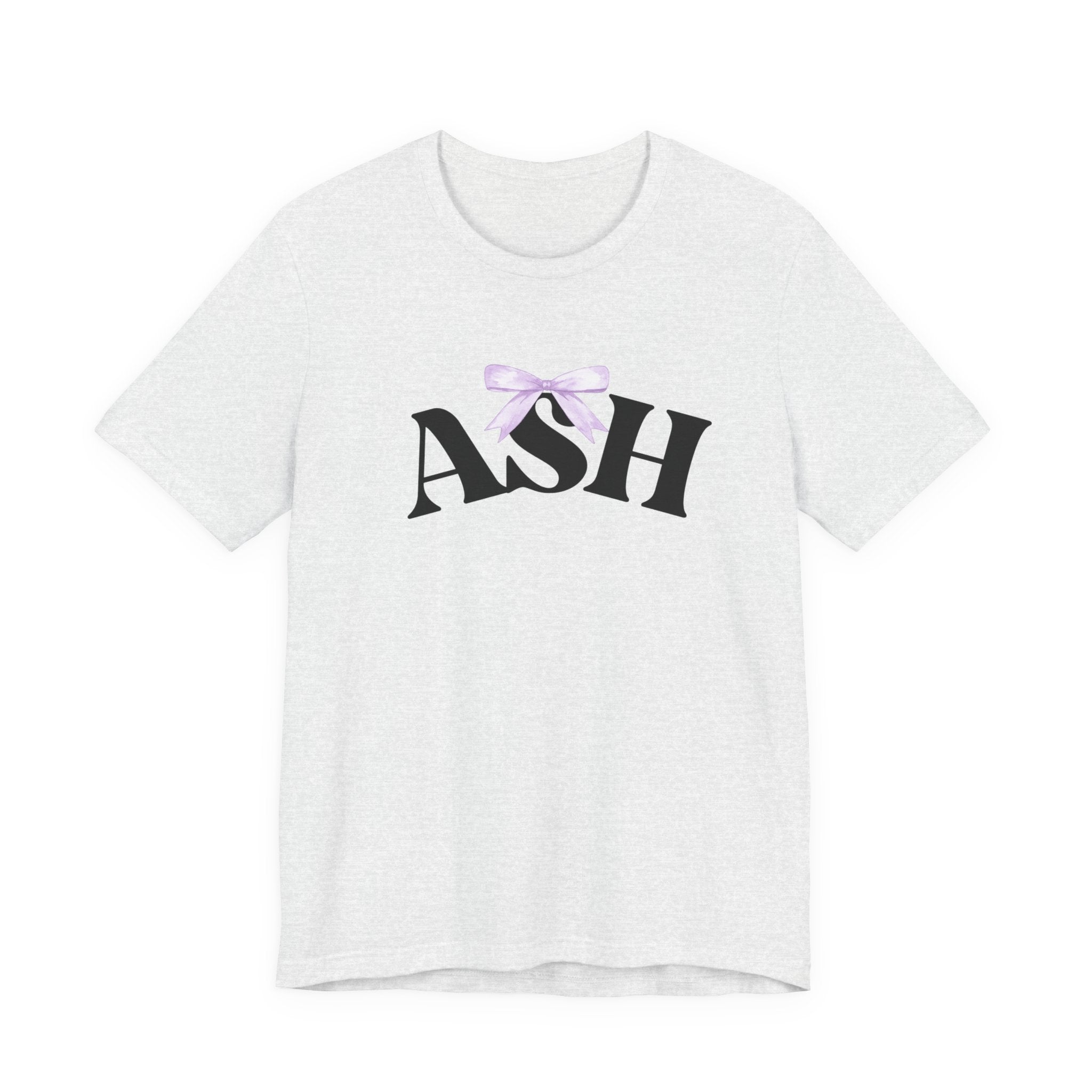 Purple Bow ASH Arch Tee