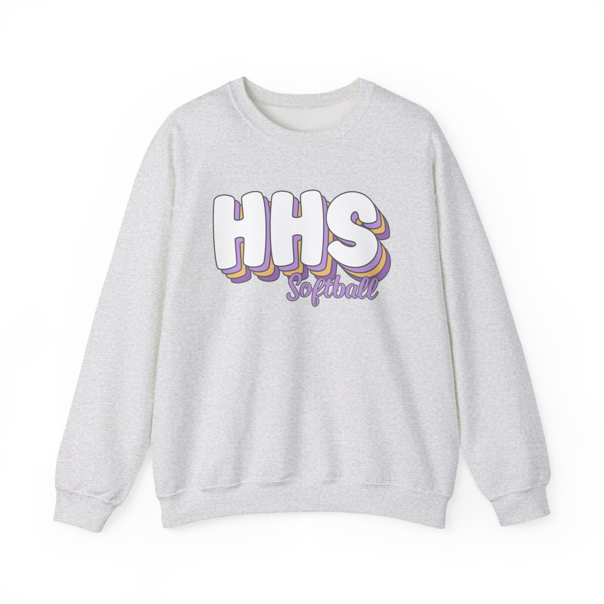 HHS Softball Ribbon Bow Sweatshirt