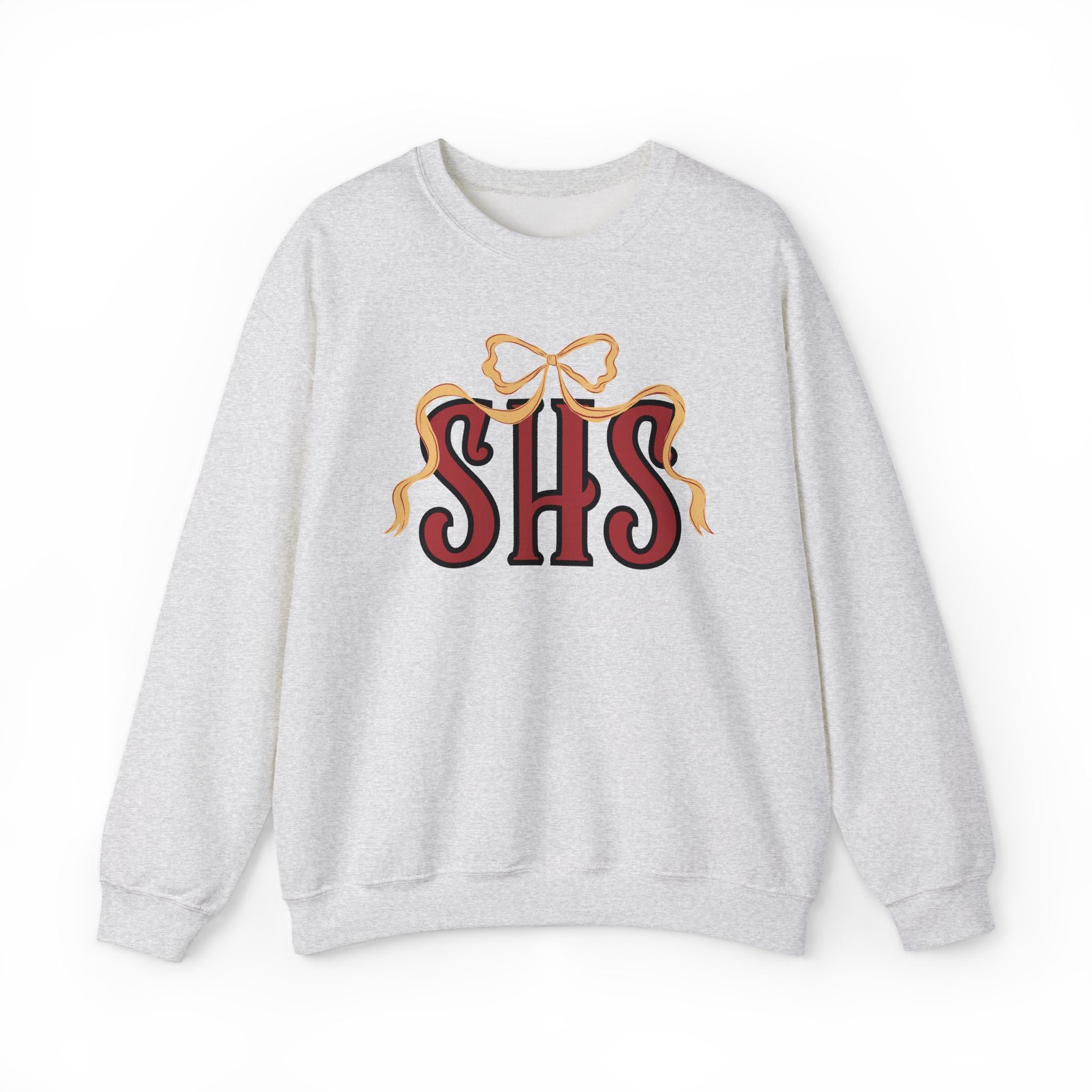 SHS Softball Ribbon Bow Sweatshirt