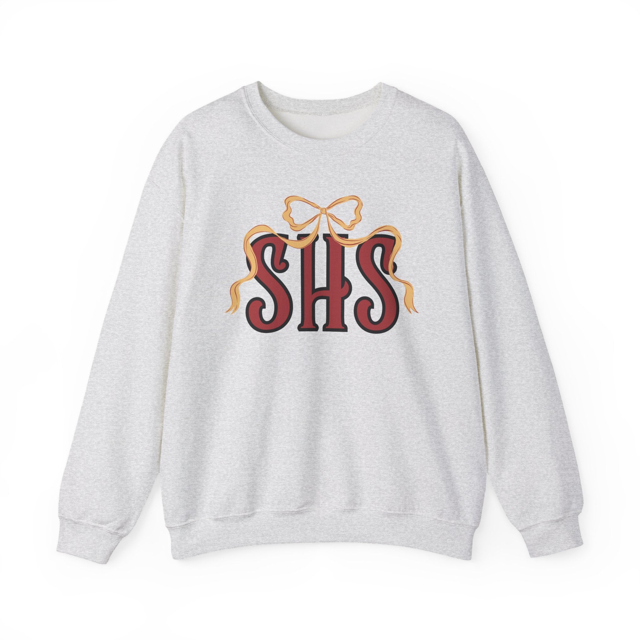SHS Softball Ribbon Bow Sweatshirt