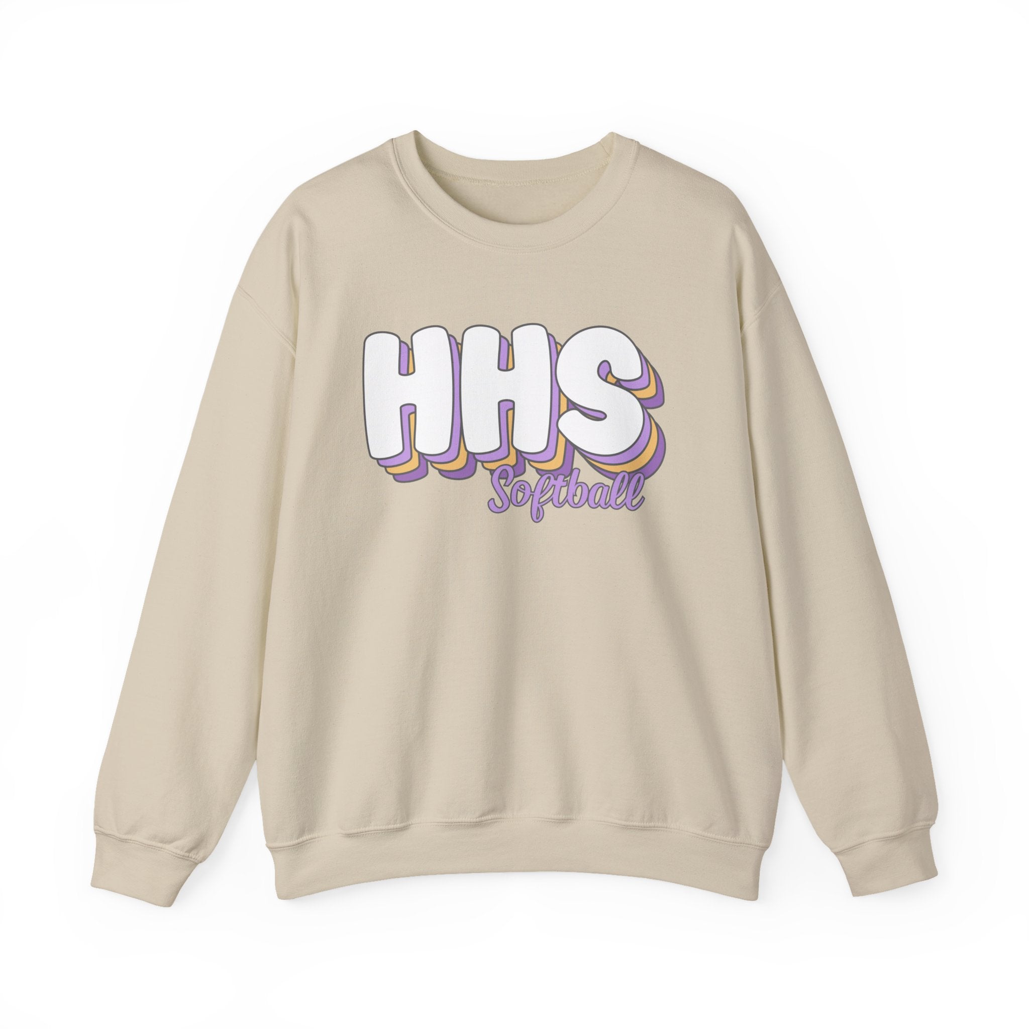 HHS Softball Ribbon Bow Sweatshirt