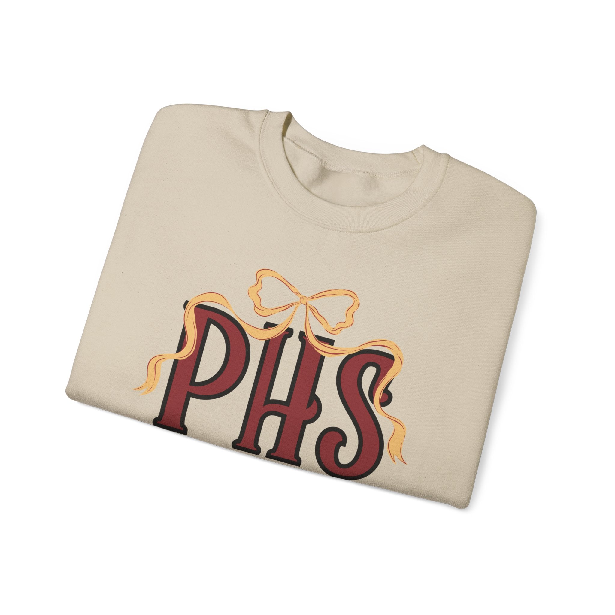 PHS Softball Ribbon Bow Sweatshirt