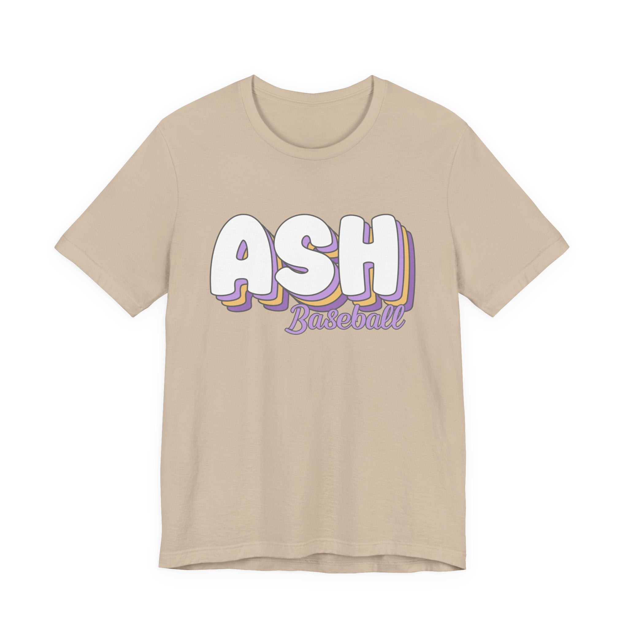ASH Baseball Stacked Tee
