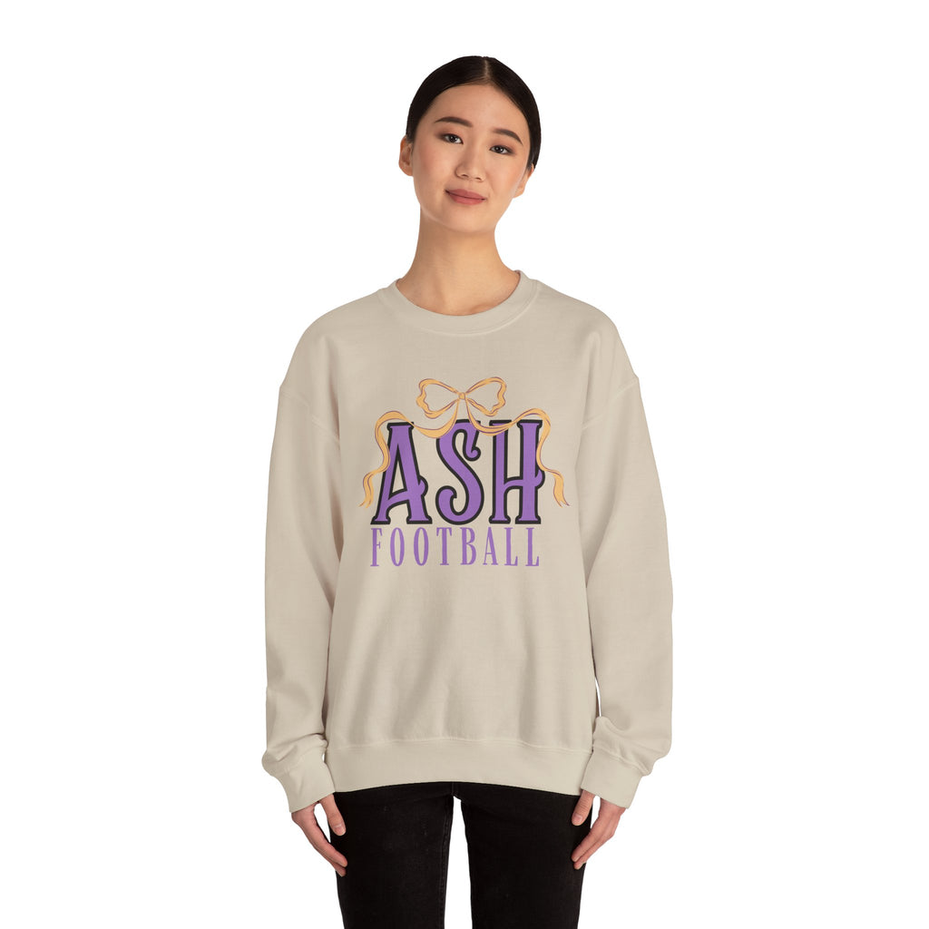 ASH Football Ribbon Bow Sweatshirt