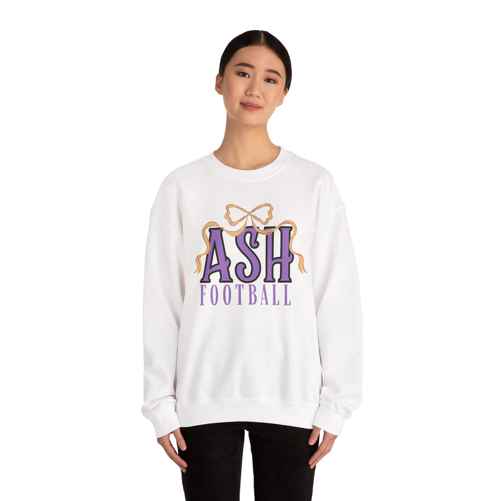 ASH Football Ribbon Bow Sweatshirt