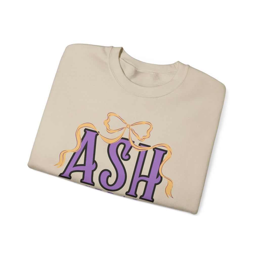 ASH Baseball Ribbon Bow Sweatshirt