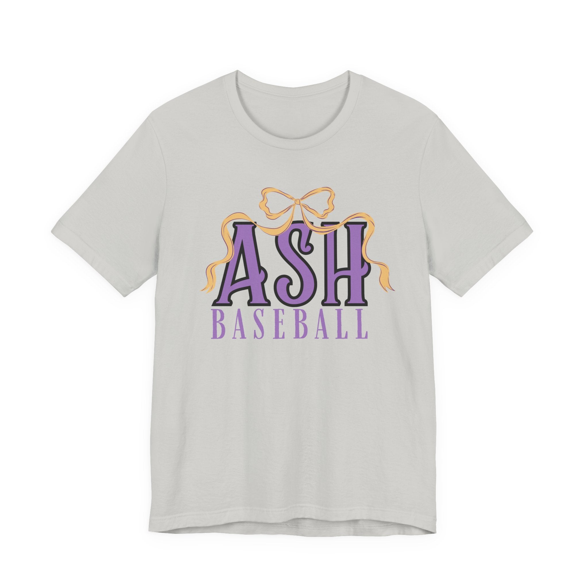 ASH Baseball Ribbon Bow Tee