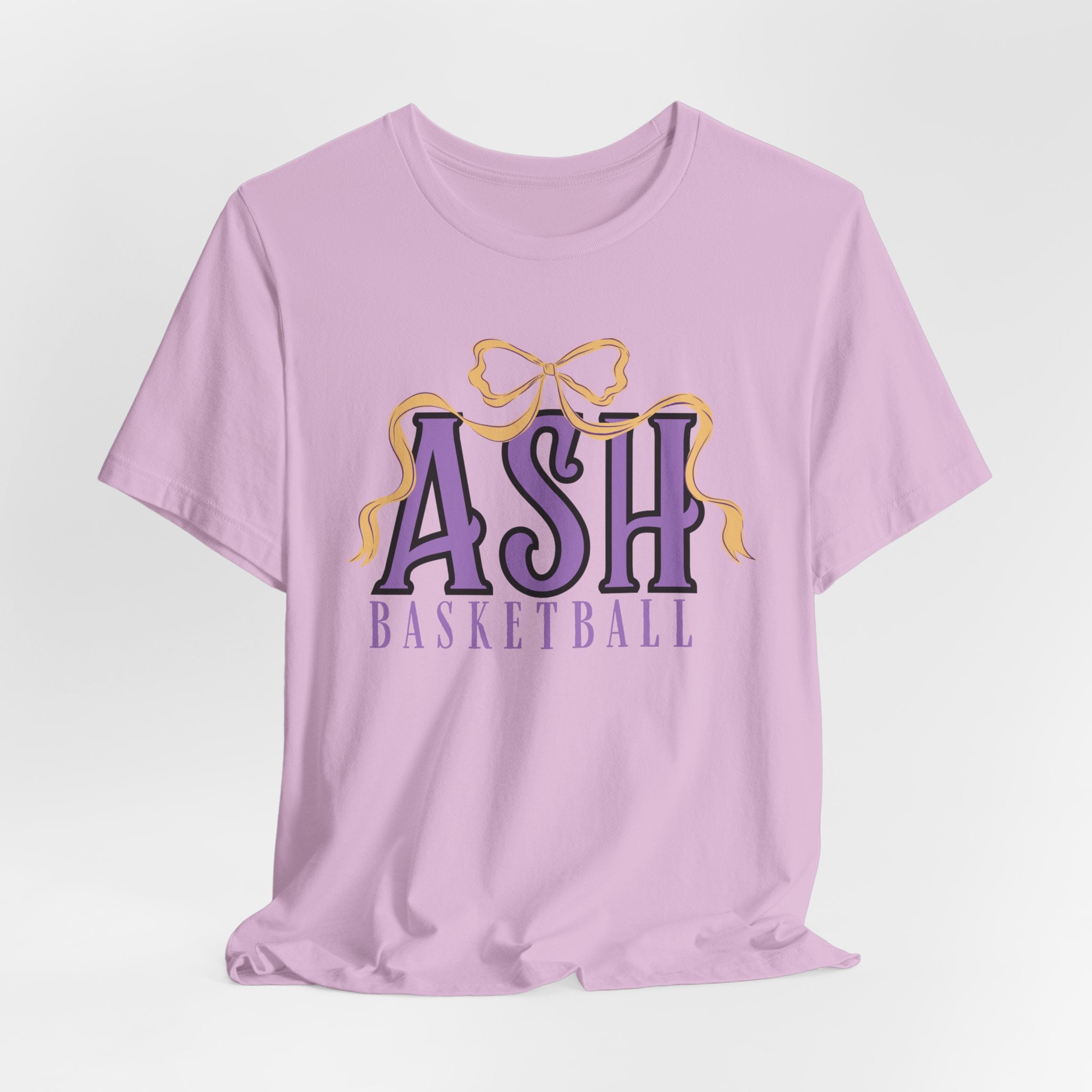 ASH Basketball Ribbon Bow Tee