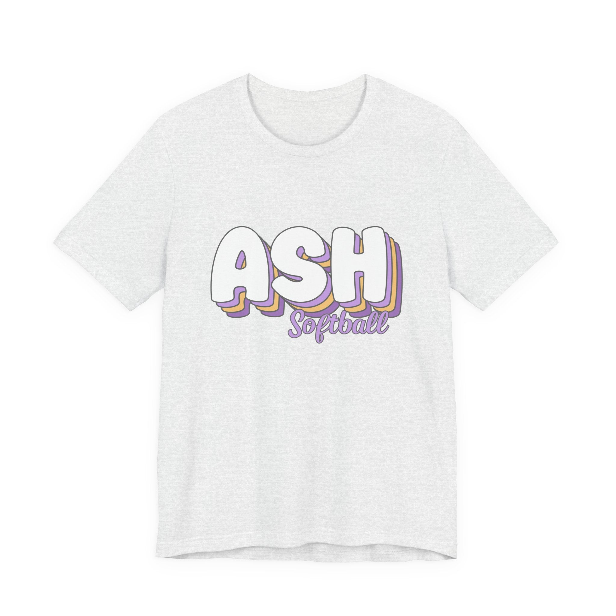 Stacked ASH Softball Tee