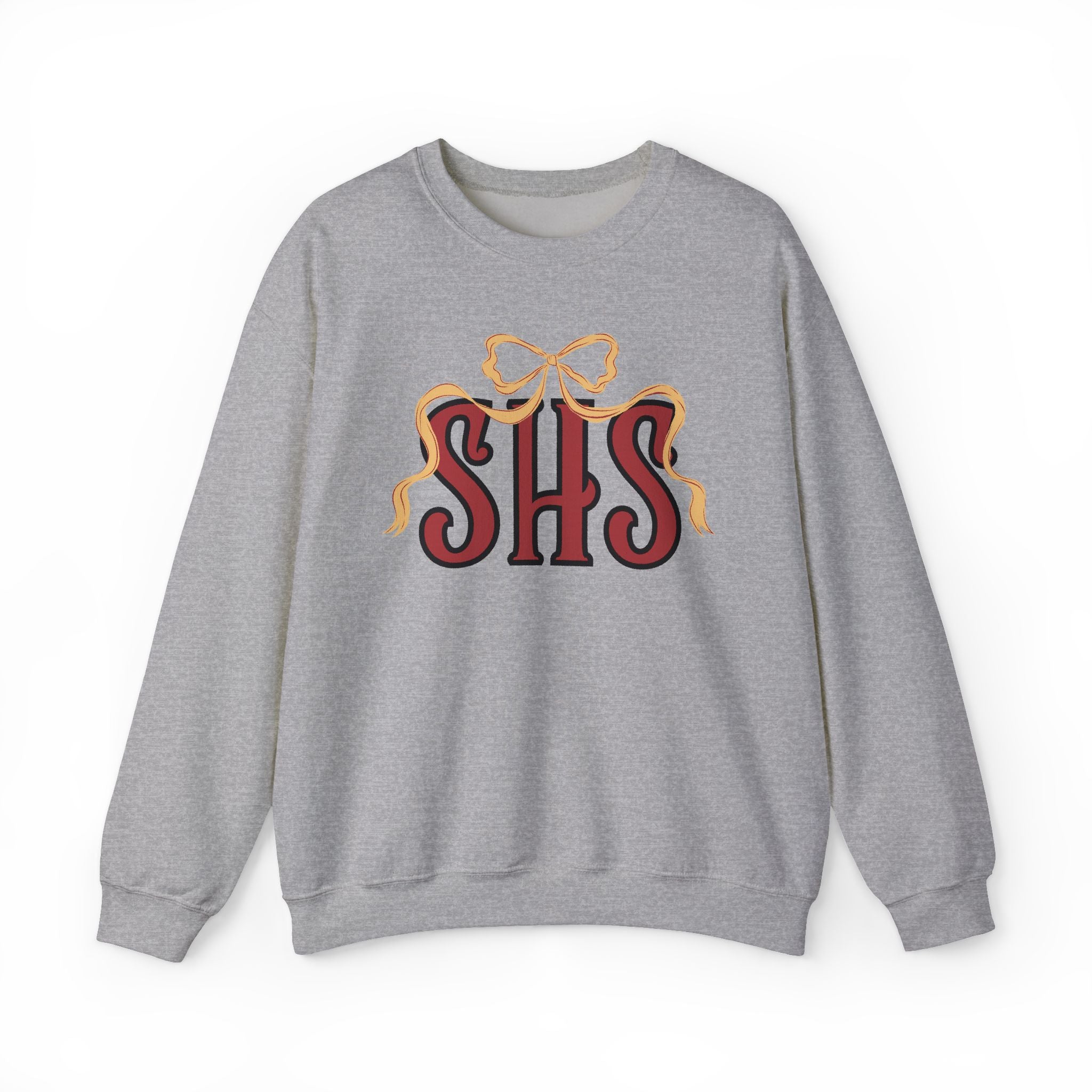 SHS Softball Ribbon Bow Sweatshirt