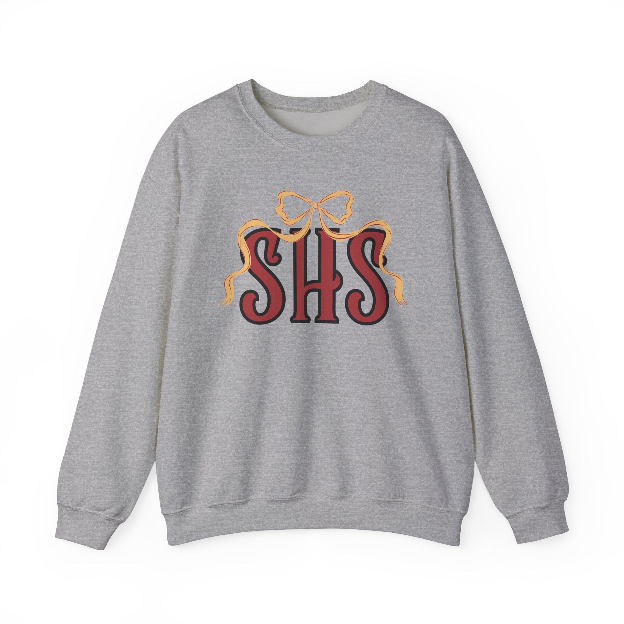 SHS Softball Ribbon Bow Sweatshirt