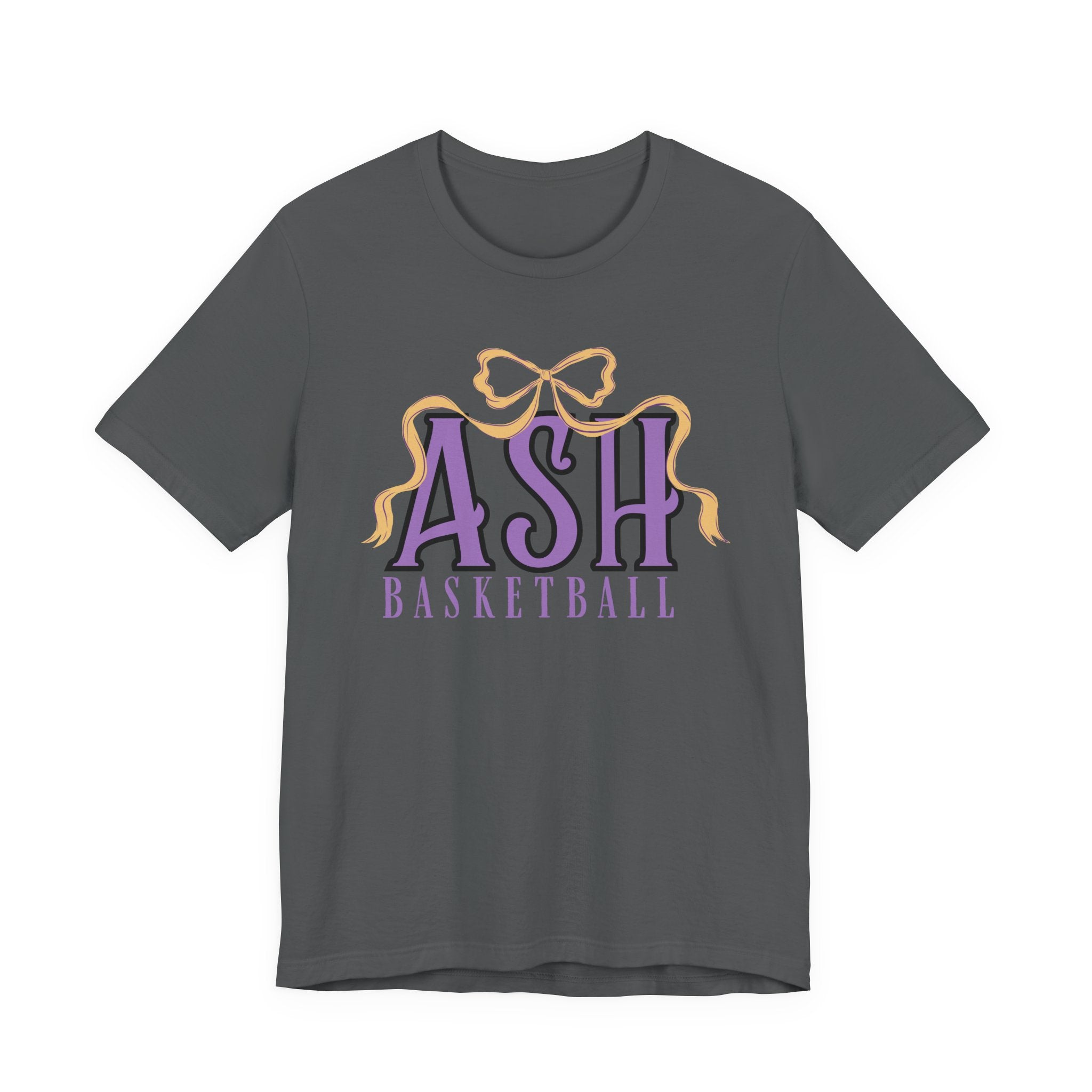 ASH Basketball Ribbon Bow Tee