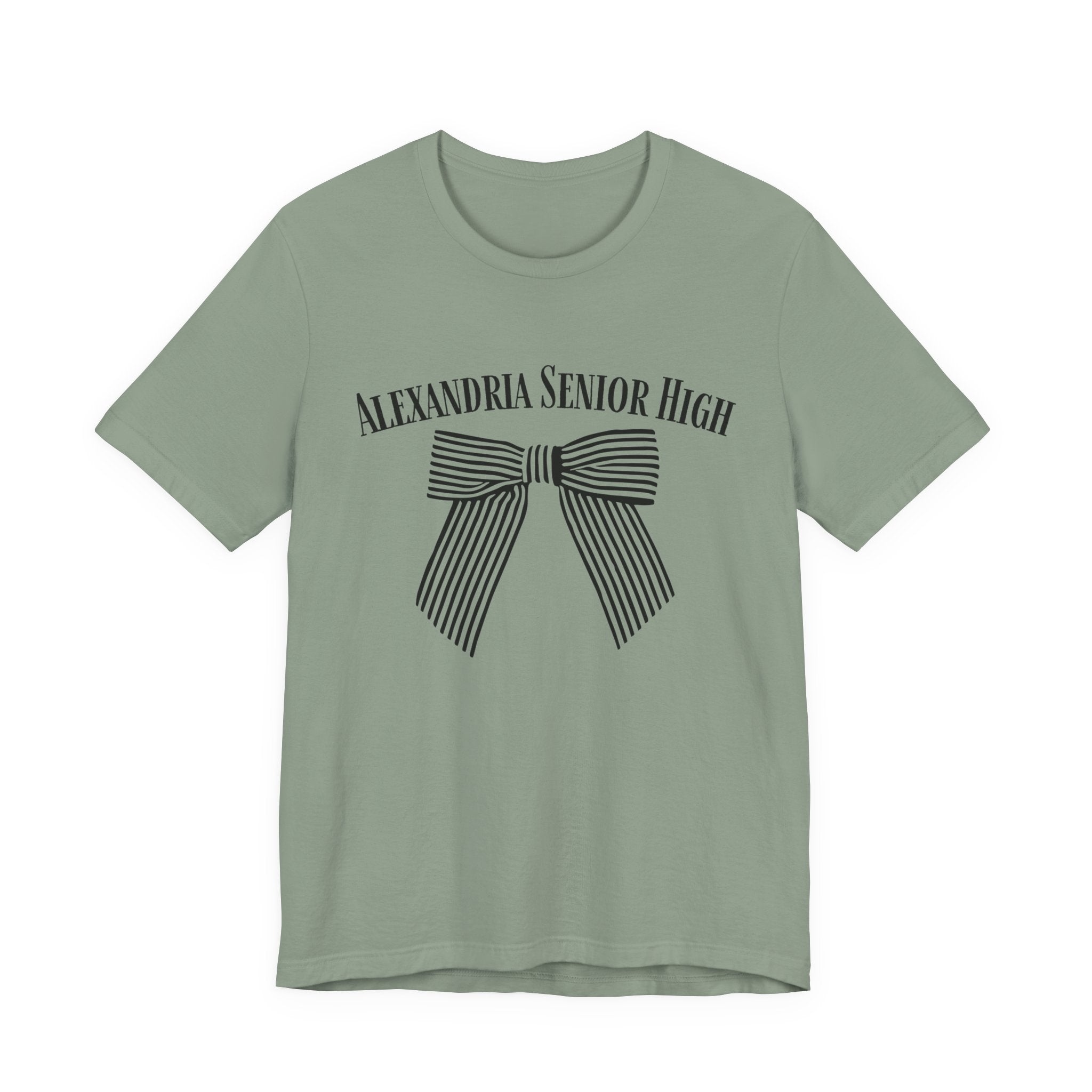 Alexandria Senior High Striped Bow Tee