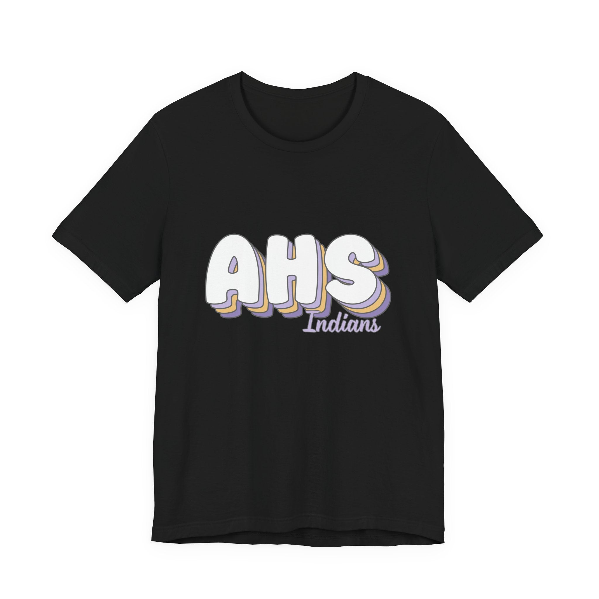 Stacked AHS Indians Softball Tee