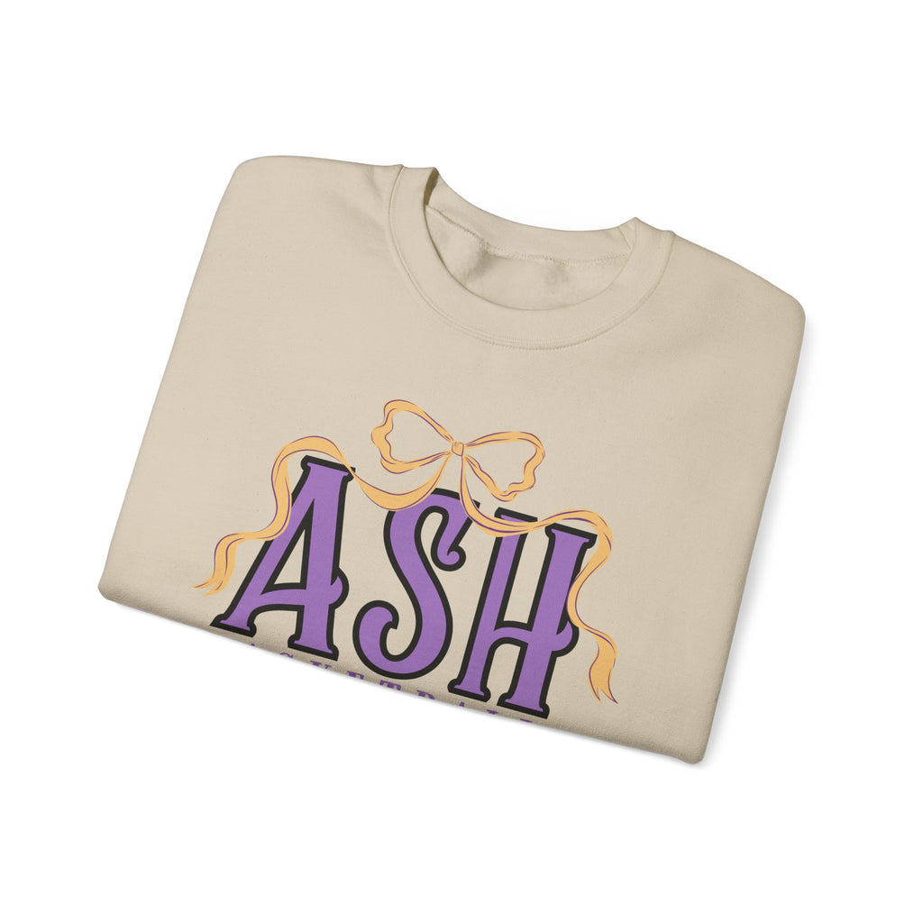 ASH Basketball Ribbon Bow Sweatshirt
