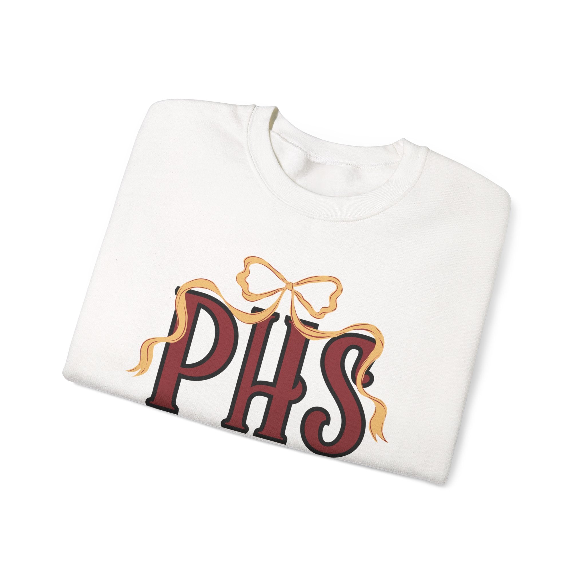 PHS Softball Ribbon Bow Sweatshirt