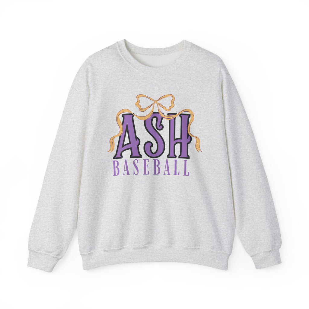 ASH Baseball Ribbon Bow Sweatshirt
