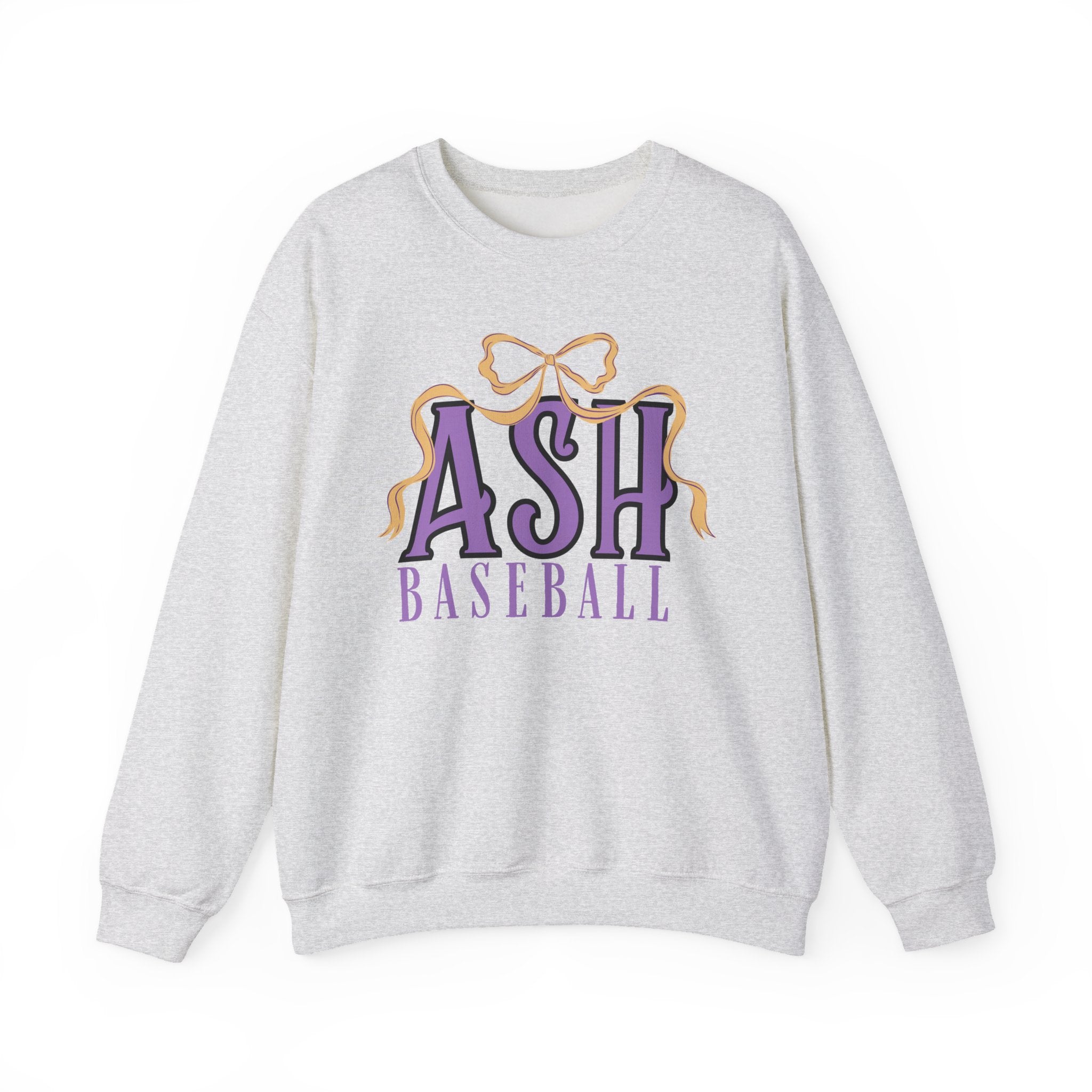 ASH Baseball Ribbon Bow Sweatshirt