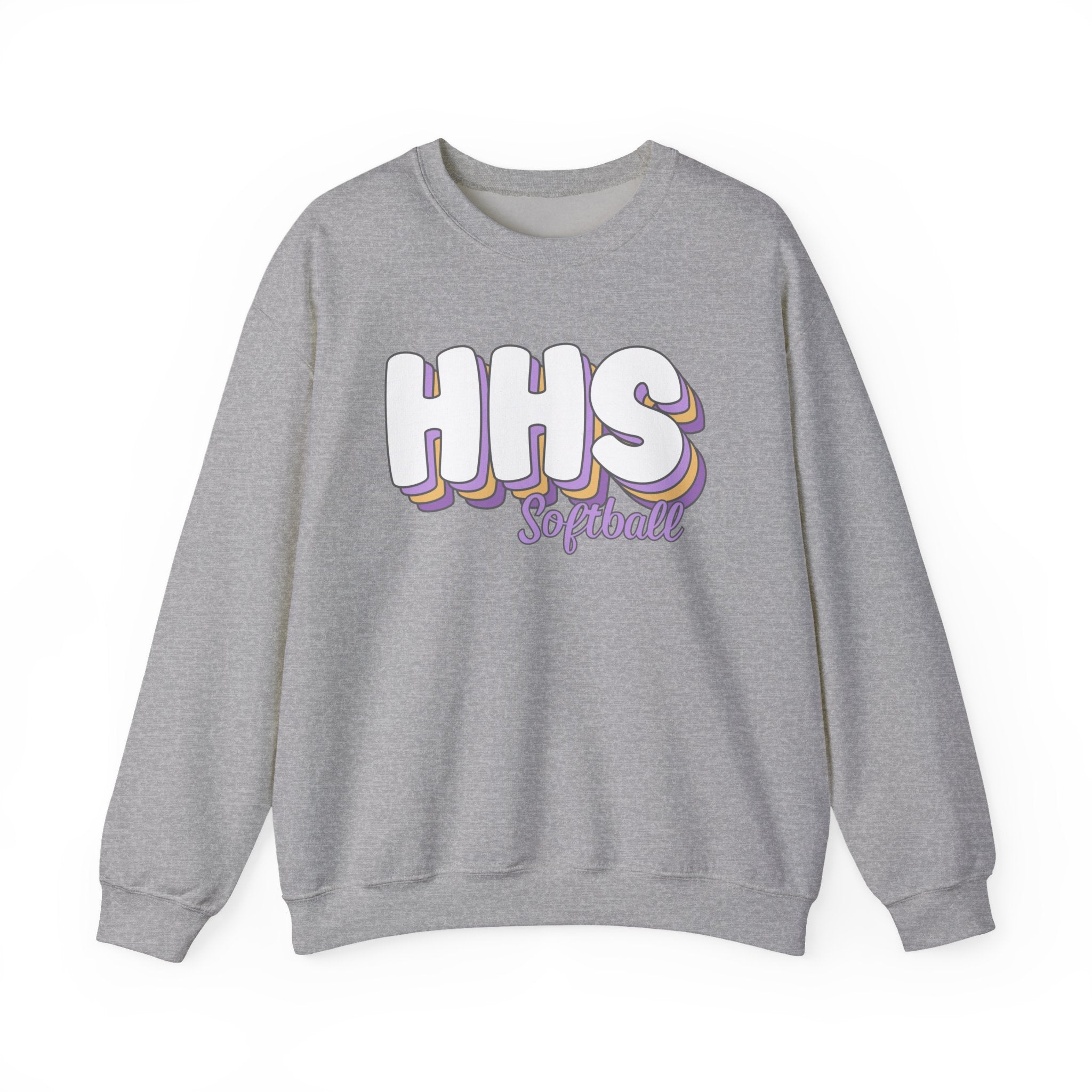 HHS Softball Ribbon Bow Sweatshirt