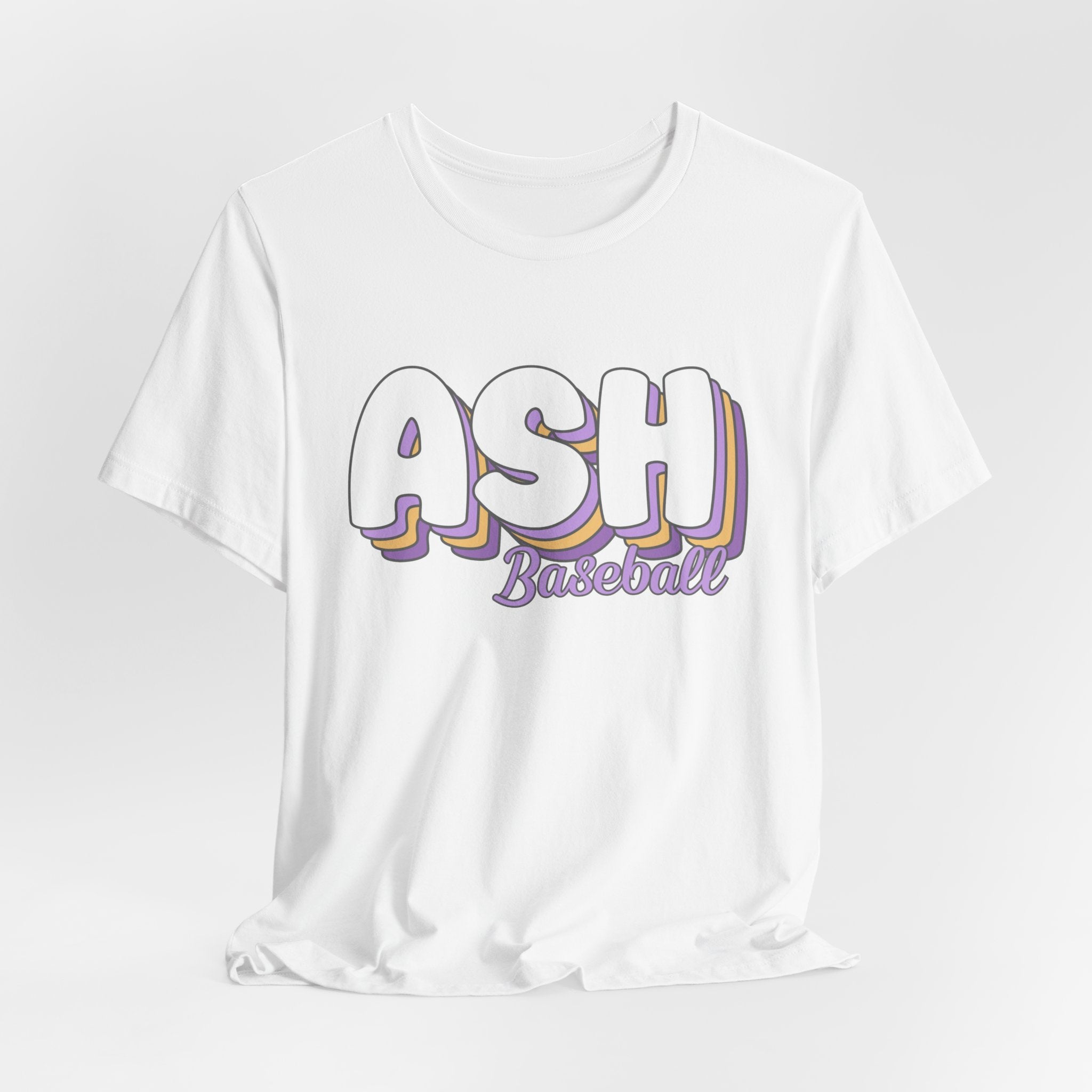 ASH Baseball Stacked Tee