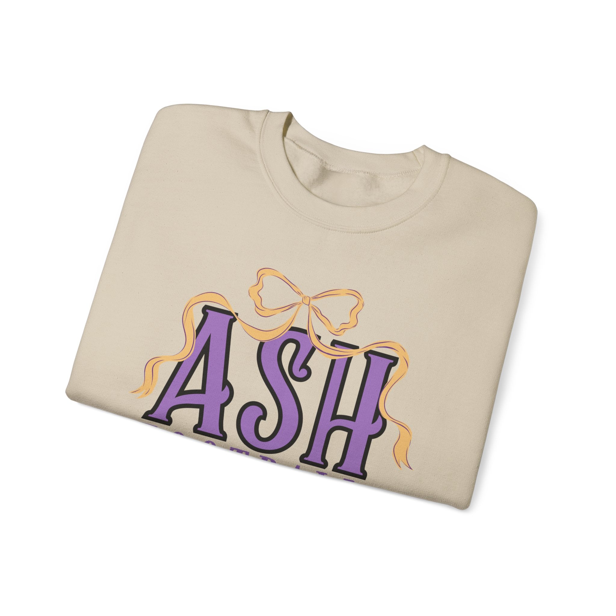ASH Football Ribbon Bow Sweatshirt