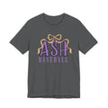 ASH Baseball Ribbon Bow Tee