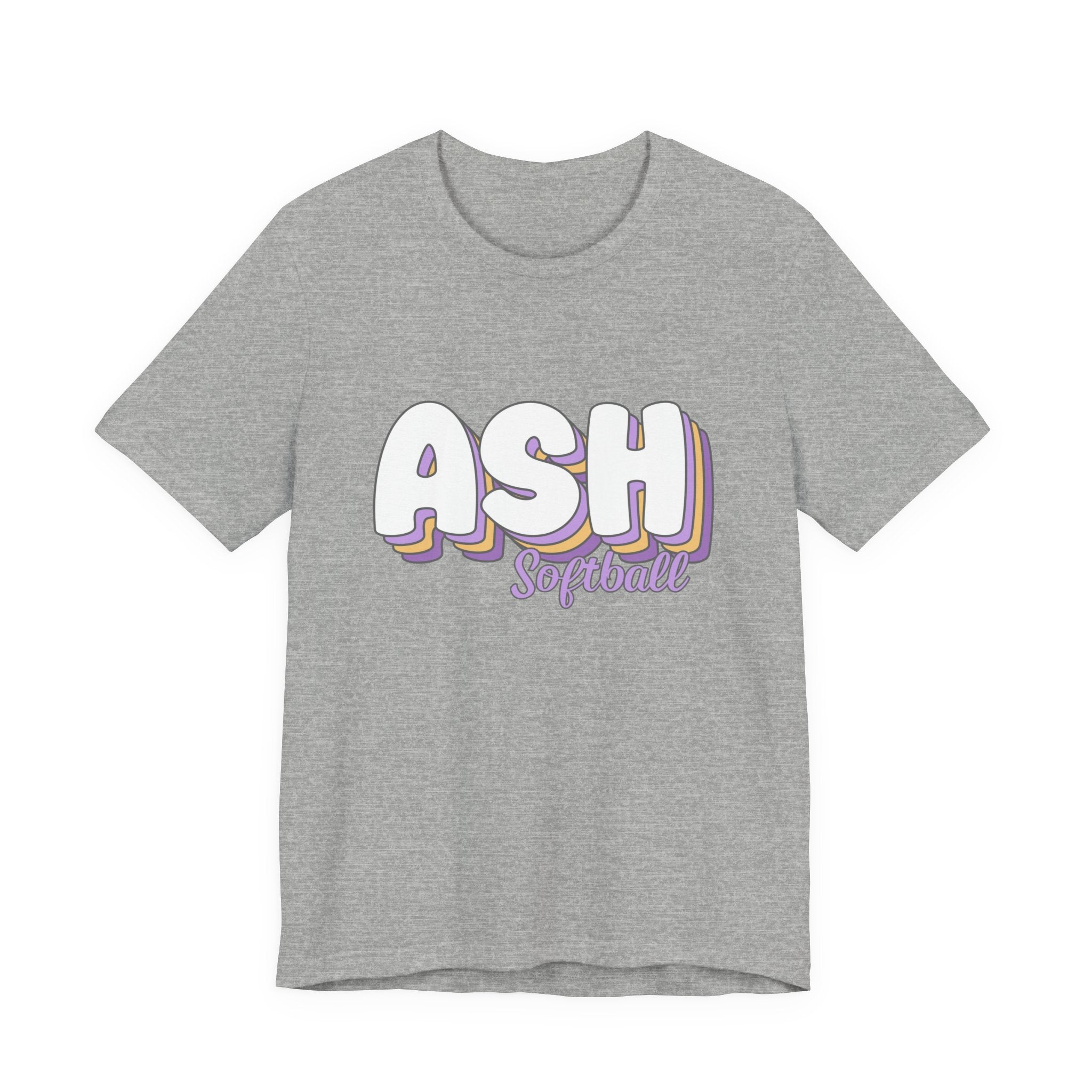 Stacked ASH Softball Tee