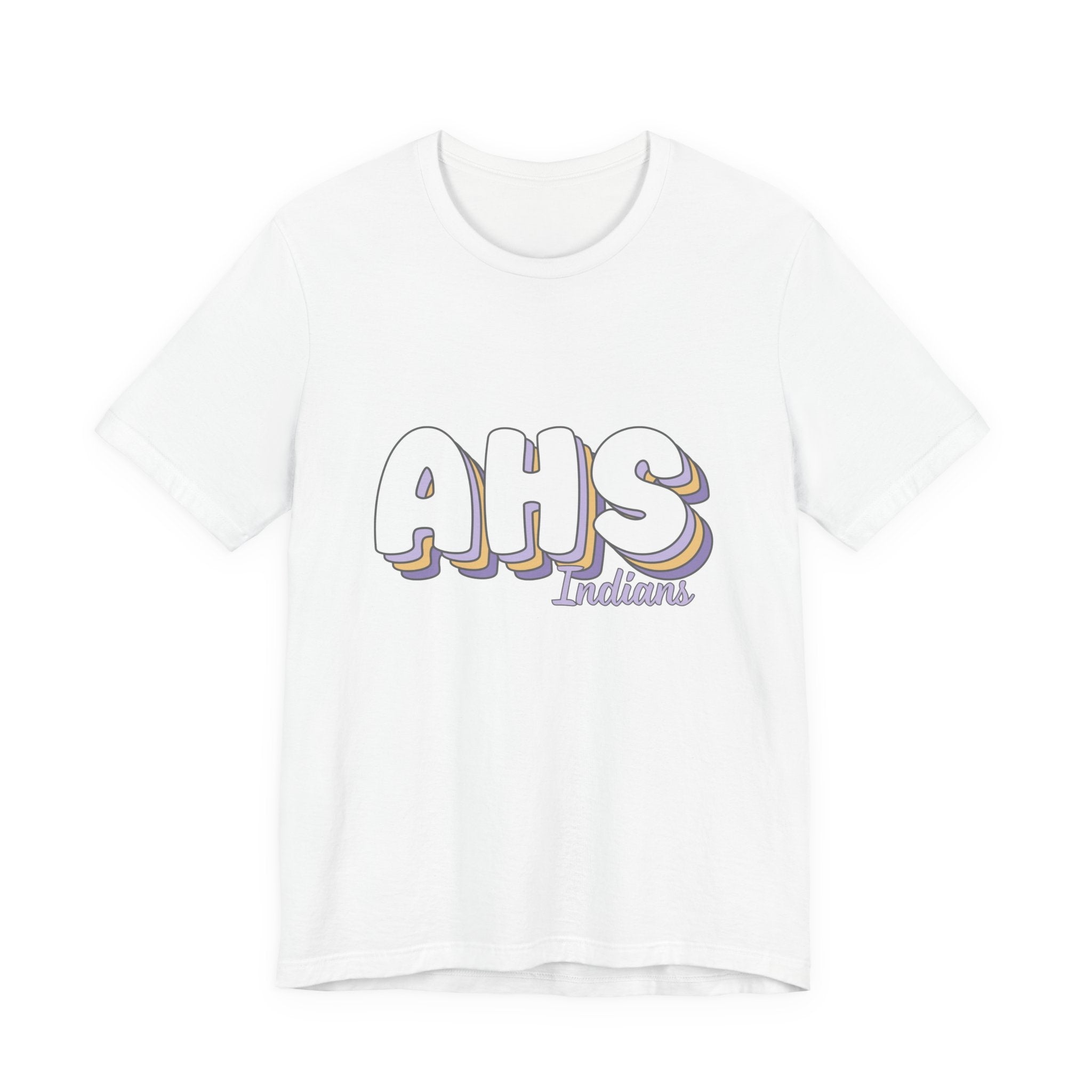 Stacked AHS Indians Softball Tee