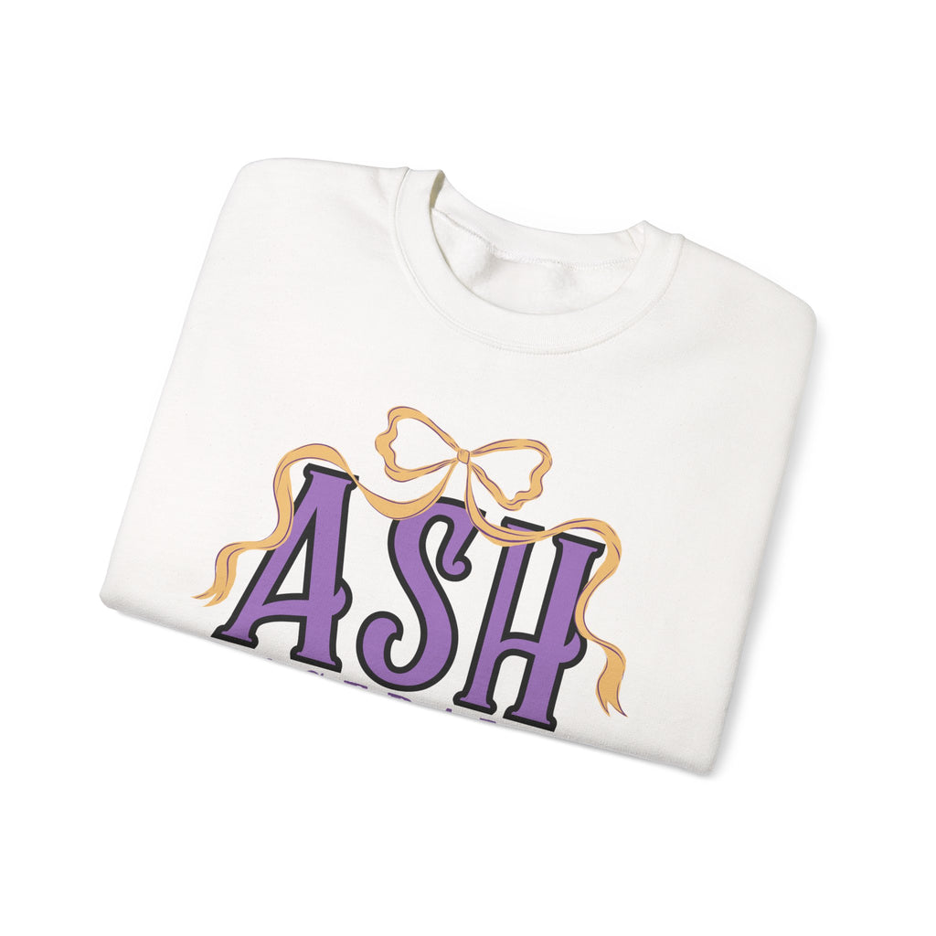 ASH Baseball Ribbon Bow Sweatshirt
