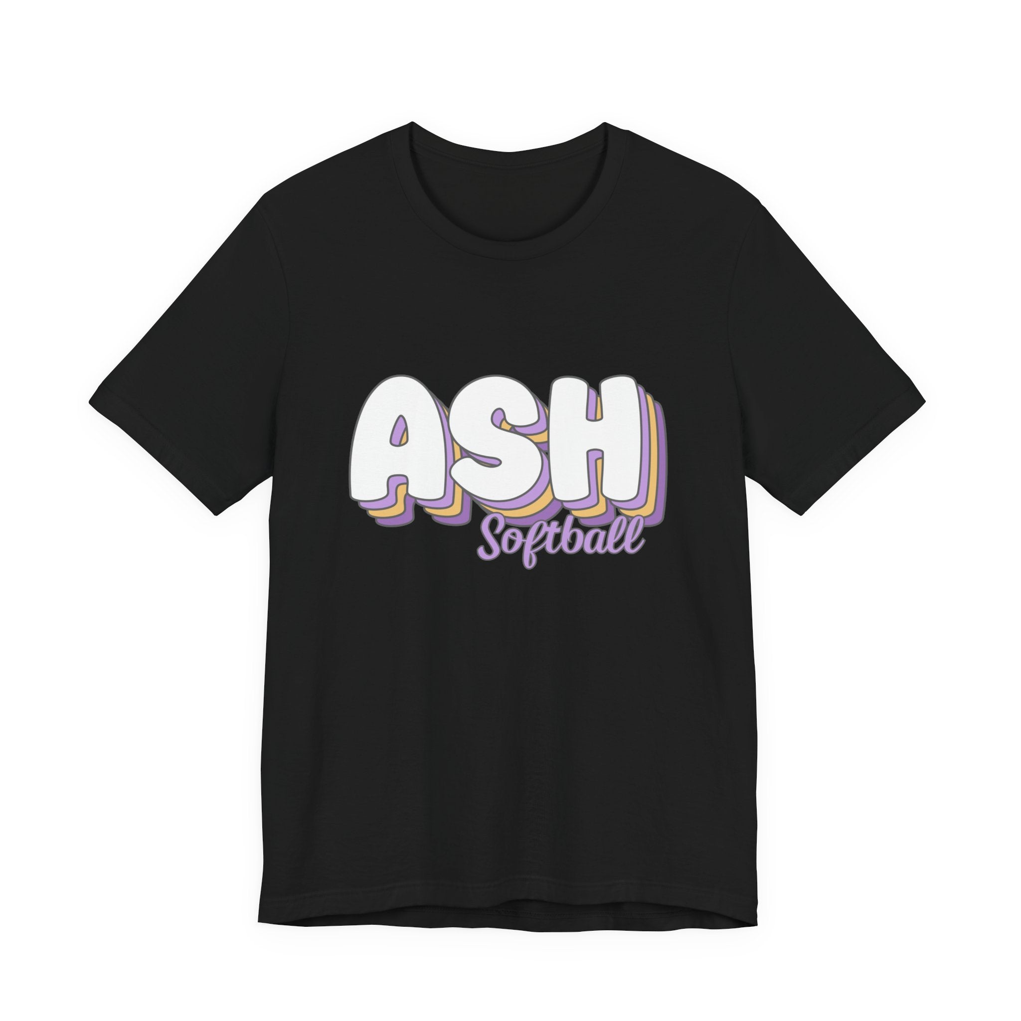 Stacked ASH Softball Tee