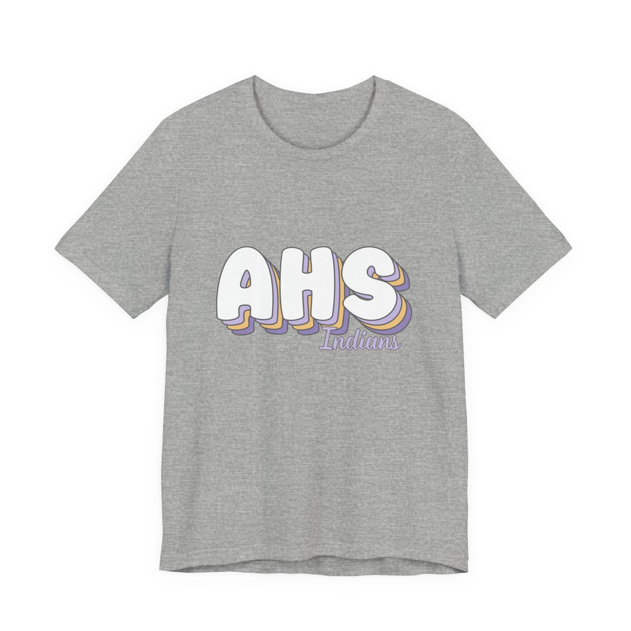 Stacked AHS Indians Softball Tee