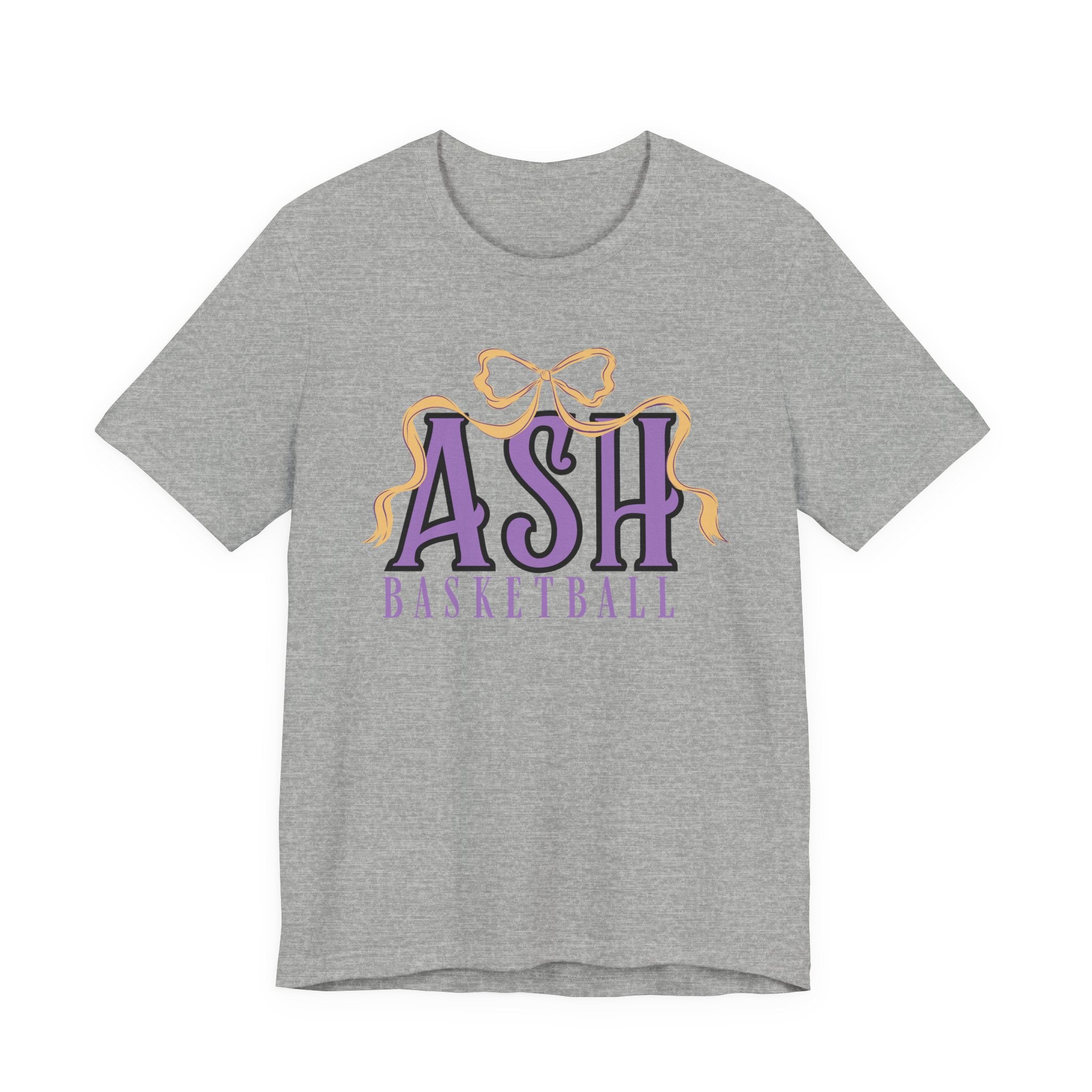 ASH Basketball Ribbon Bow Tee