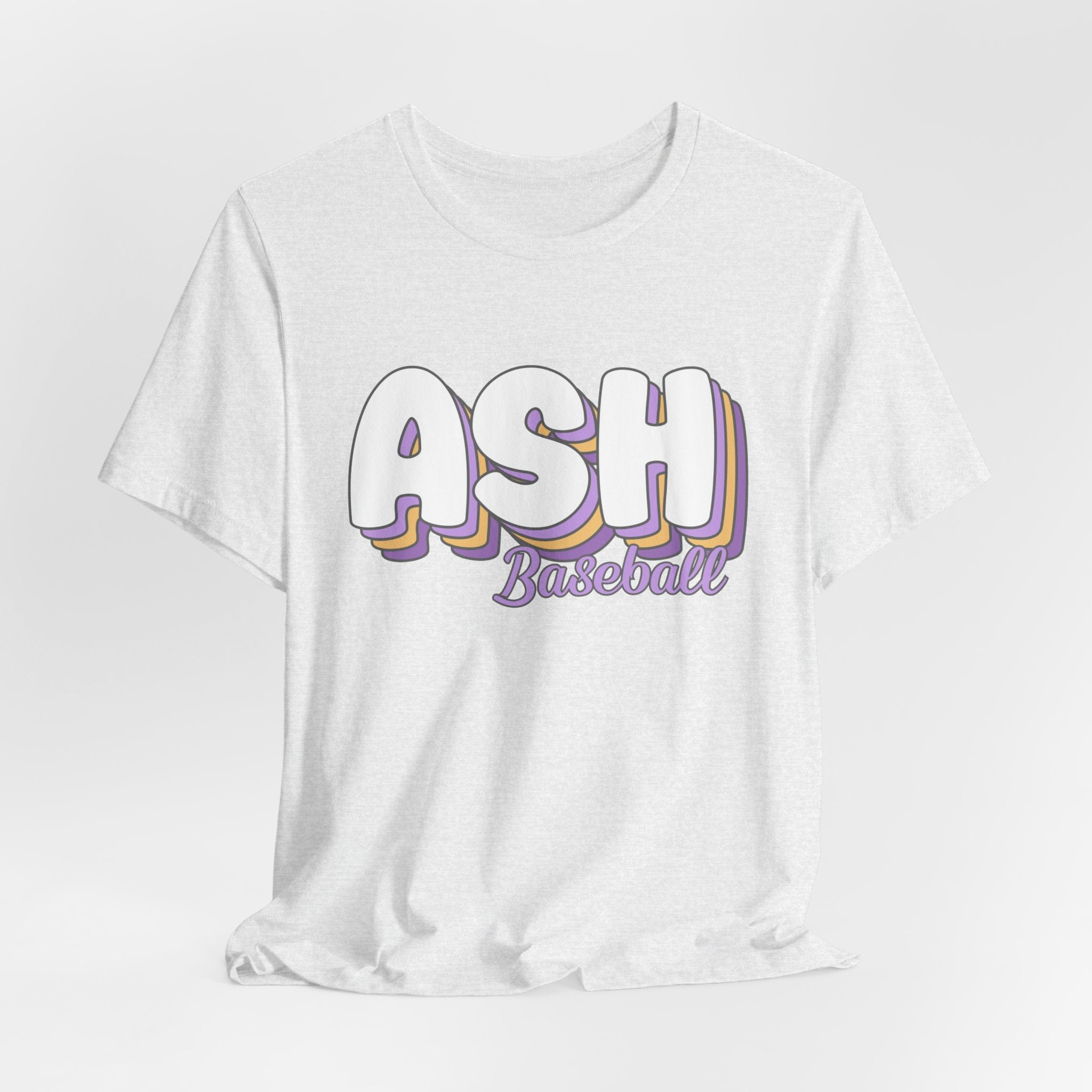 ASH Baseball Stacked Tee