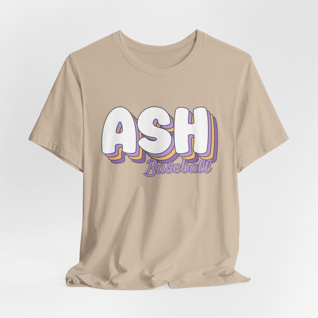 ASH Baseball Stacked Tee