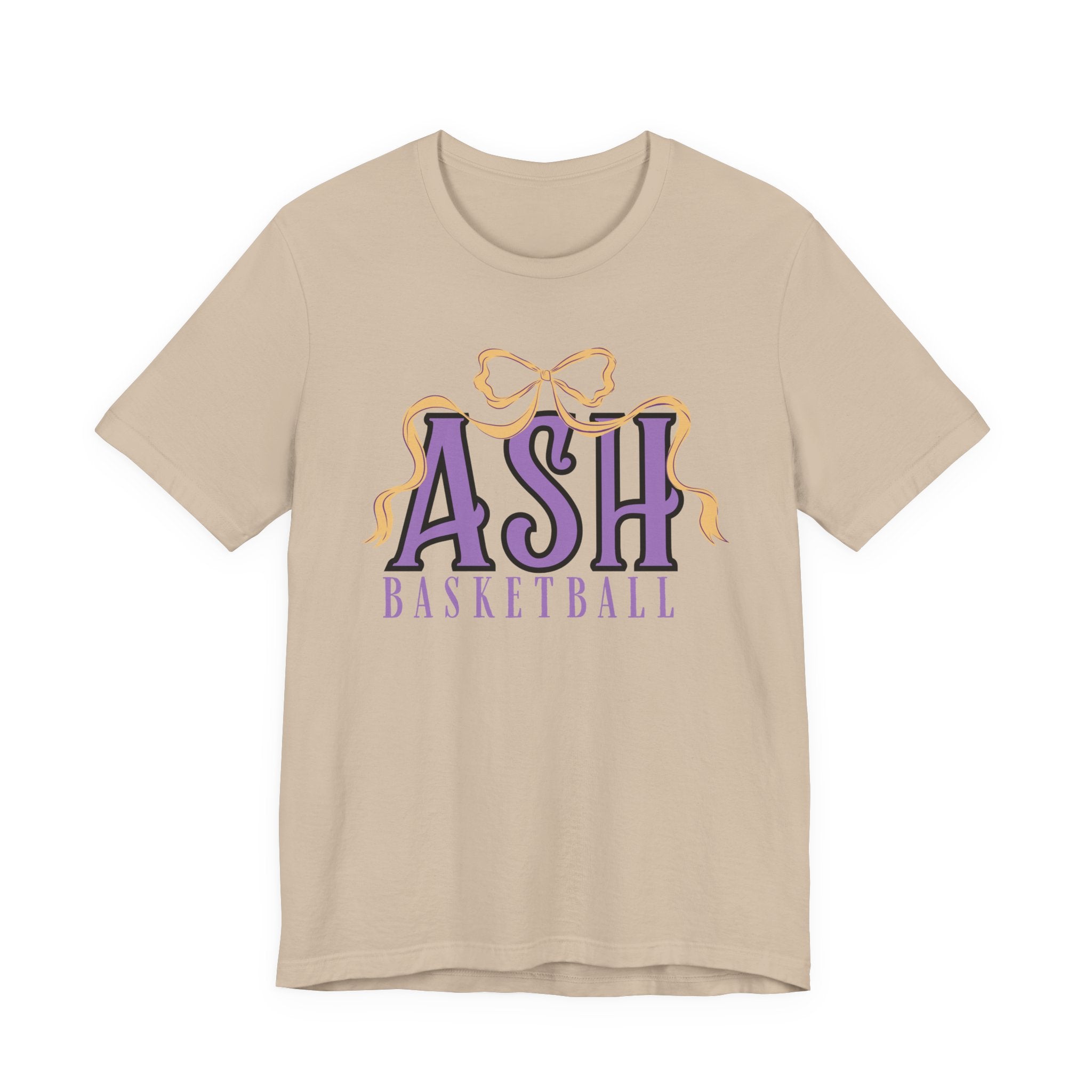 ASH Basketball Ribbon Bow Tee