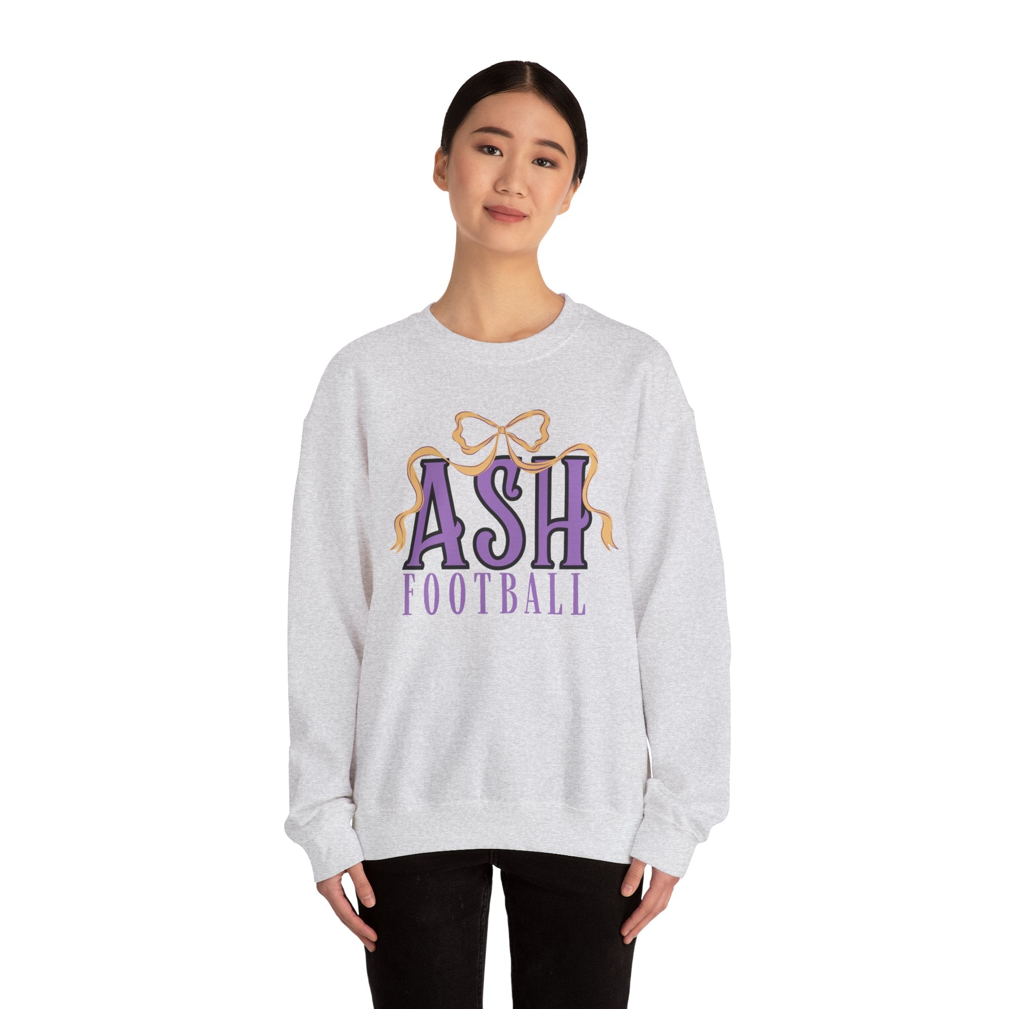ASH Football Ribbon Bow Sweatshirt