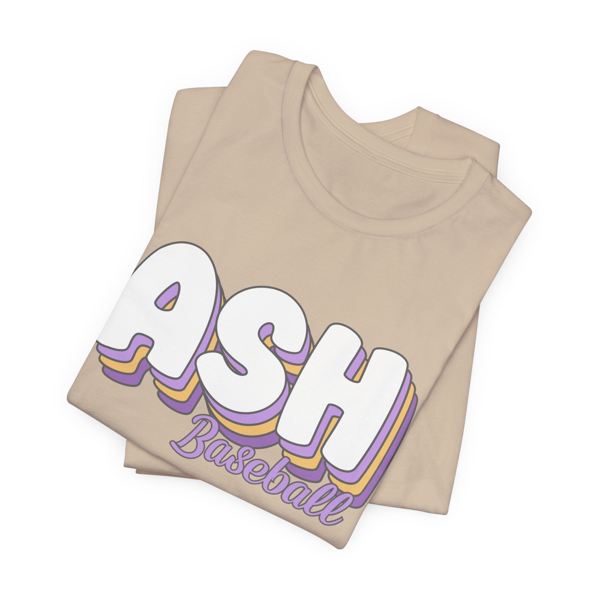ASH Baseball Stacked Tee