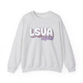 Stacked LSUA Softball Sweatshirt
