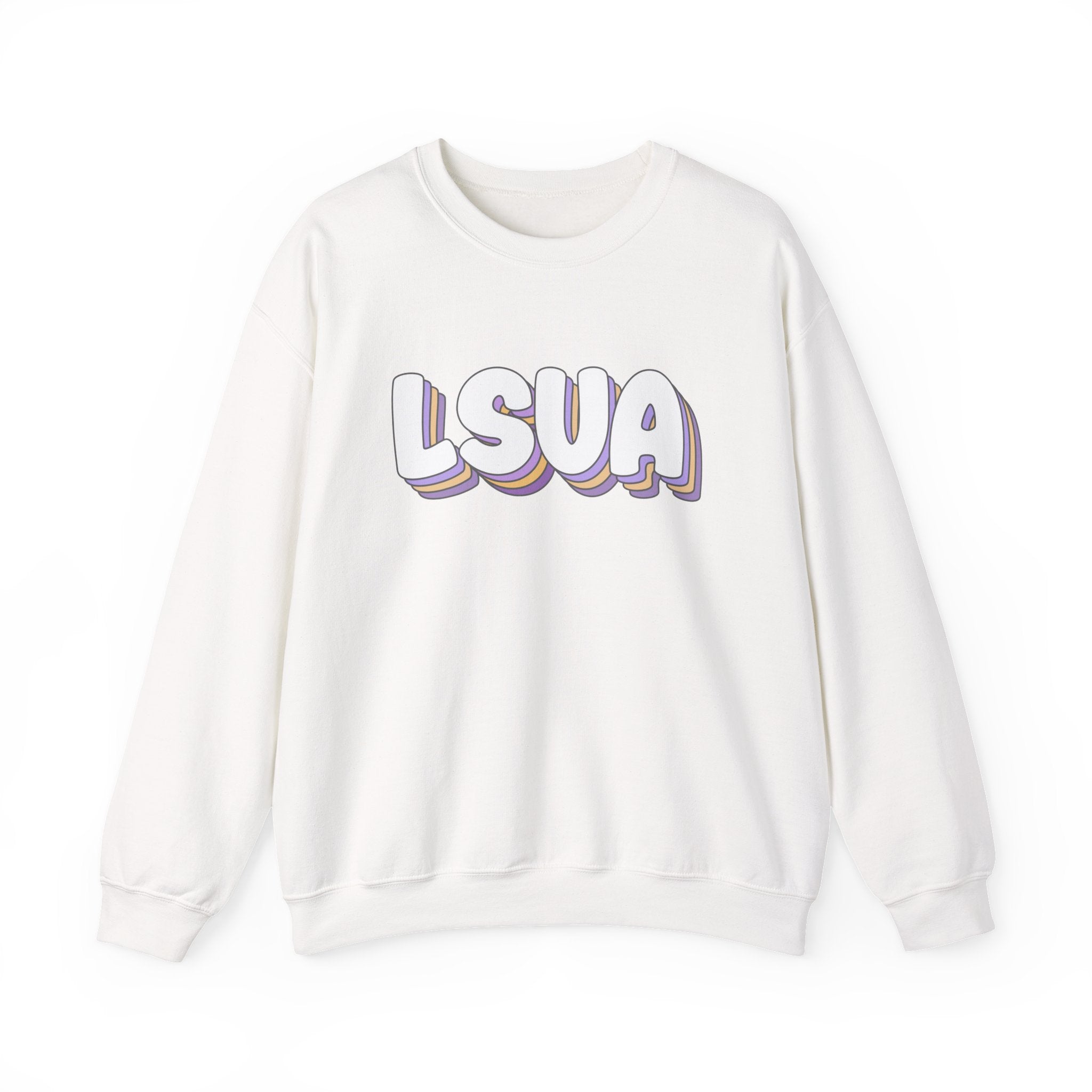 Stacked LSUA Sweatshirt