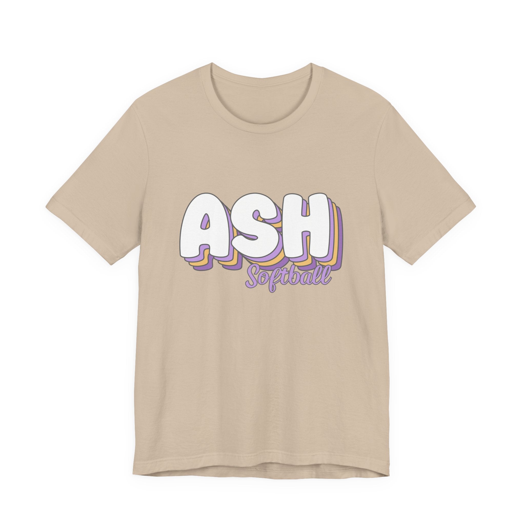 Stacked ASH Softball Tee