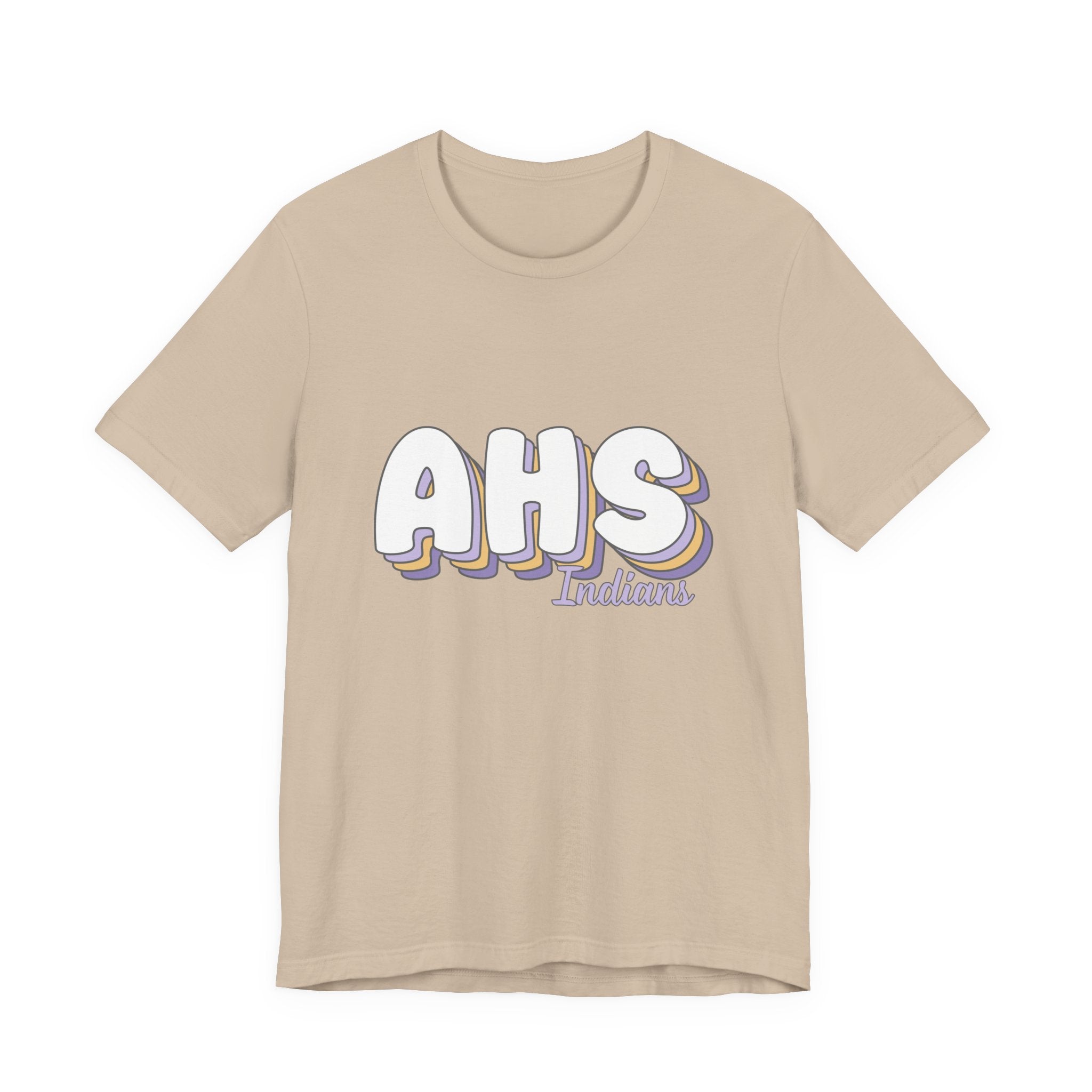 Stacked AHS Indians Softball Tee