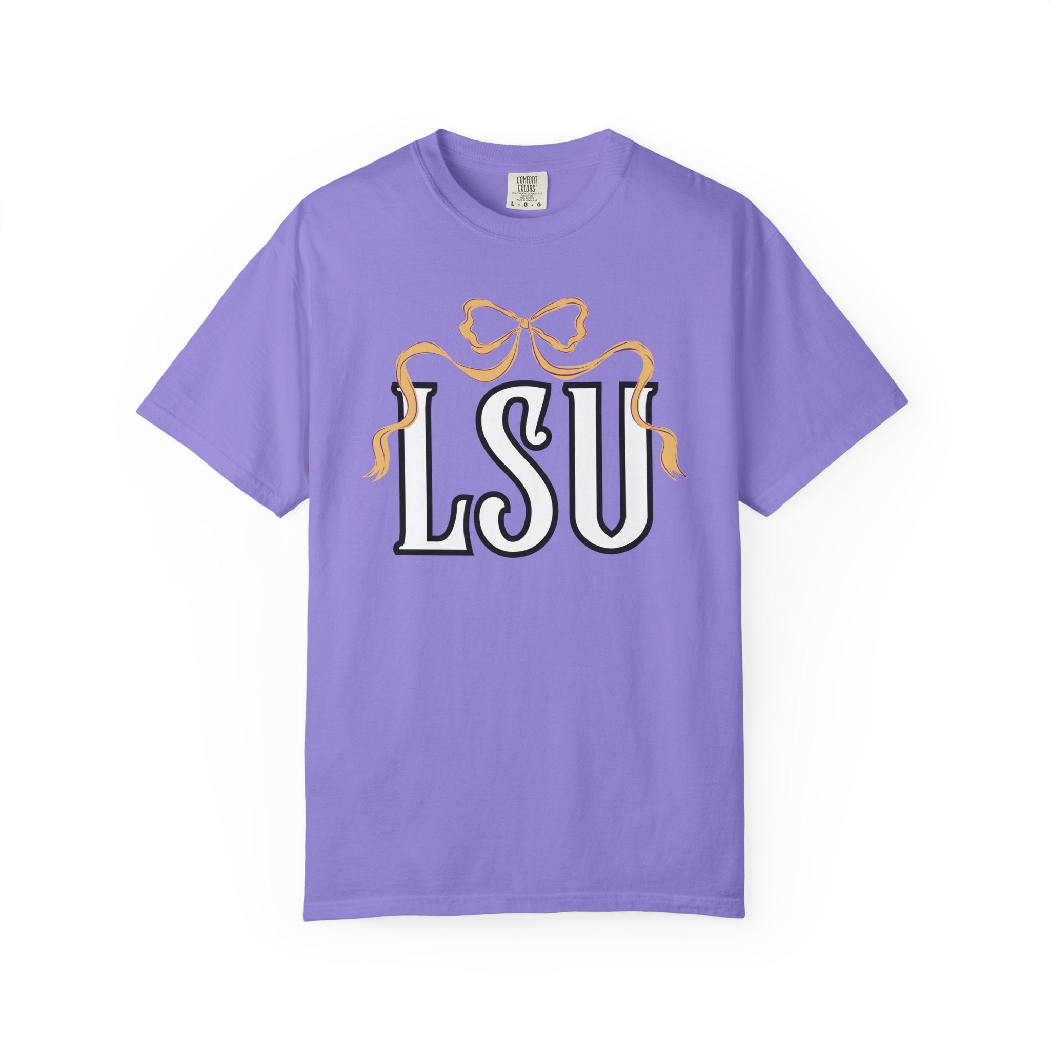 Comfort Colors -- Ribbon LSU