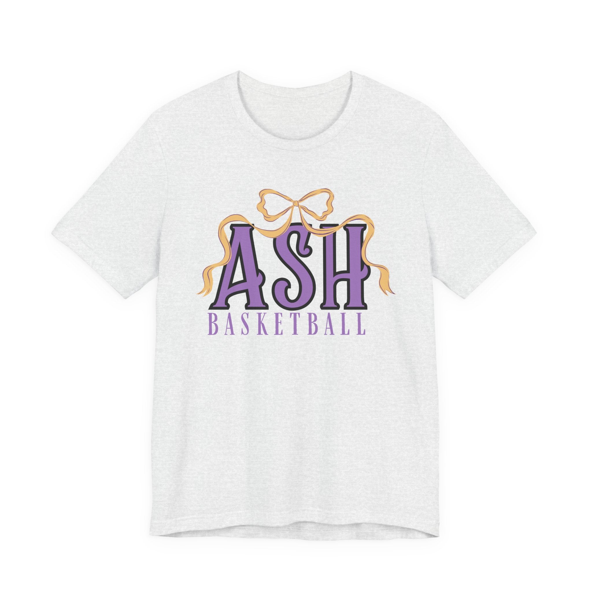 ASH Basketball Ribbon Bow Tee